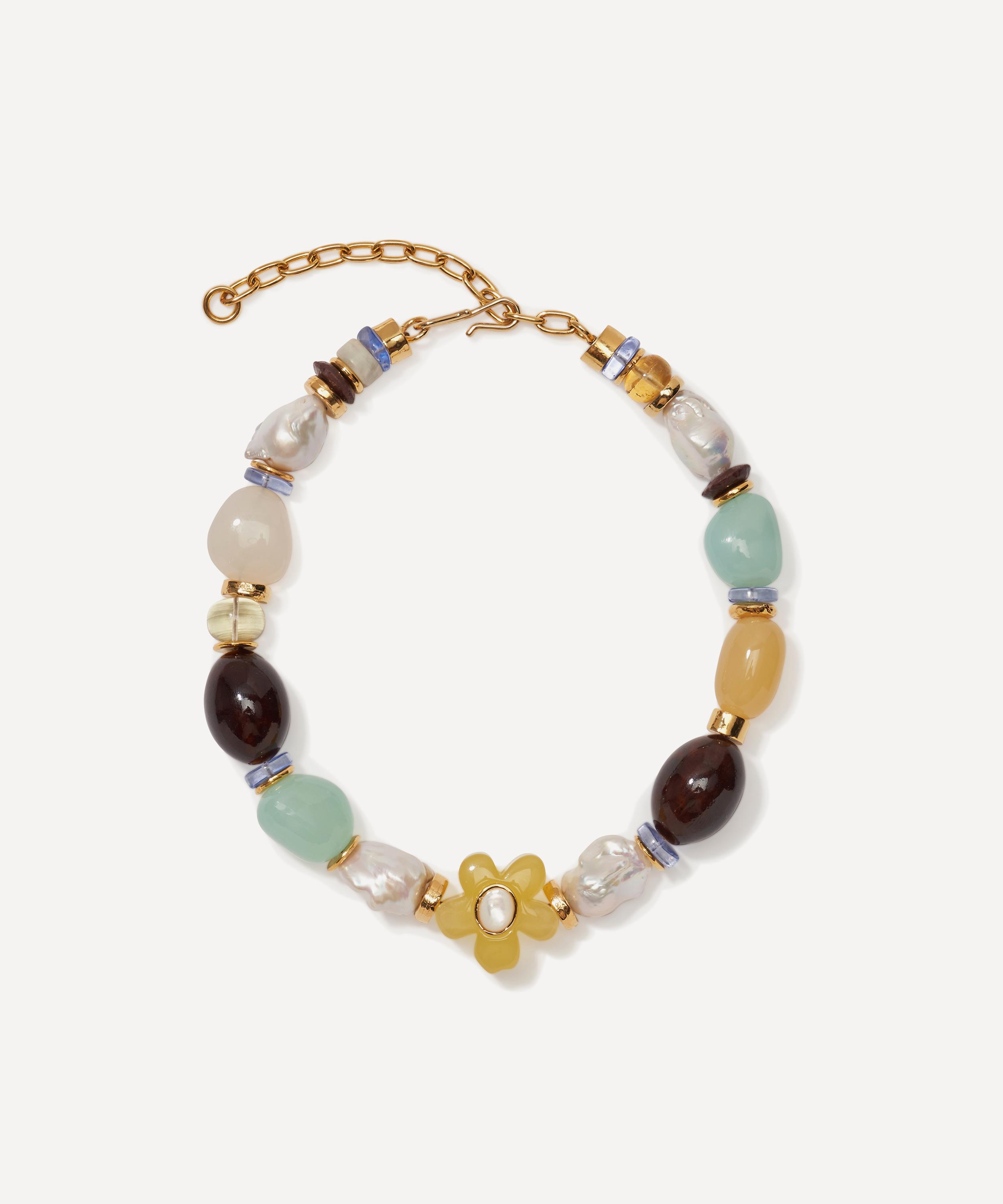 Shop Lizzie Fortunato Gold-plated Mistflower Bead Necklace