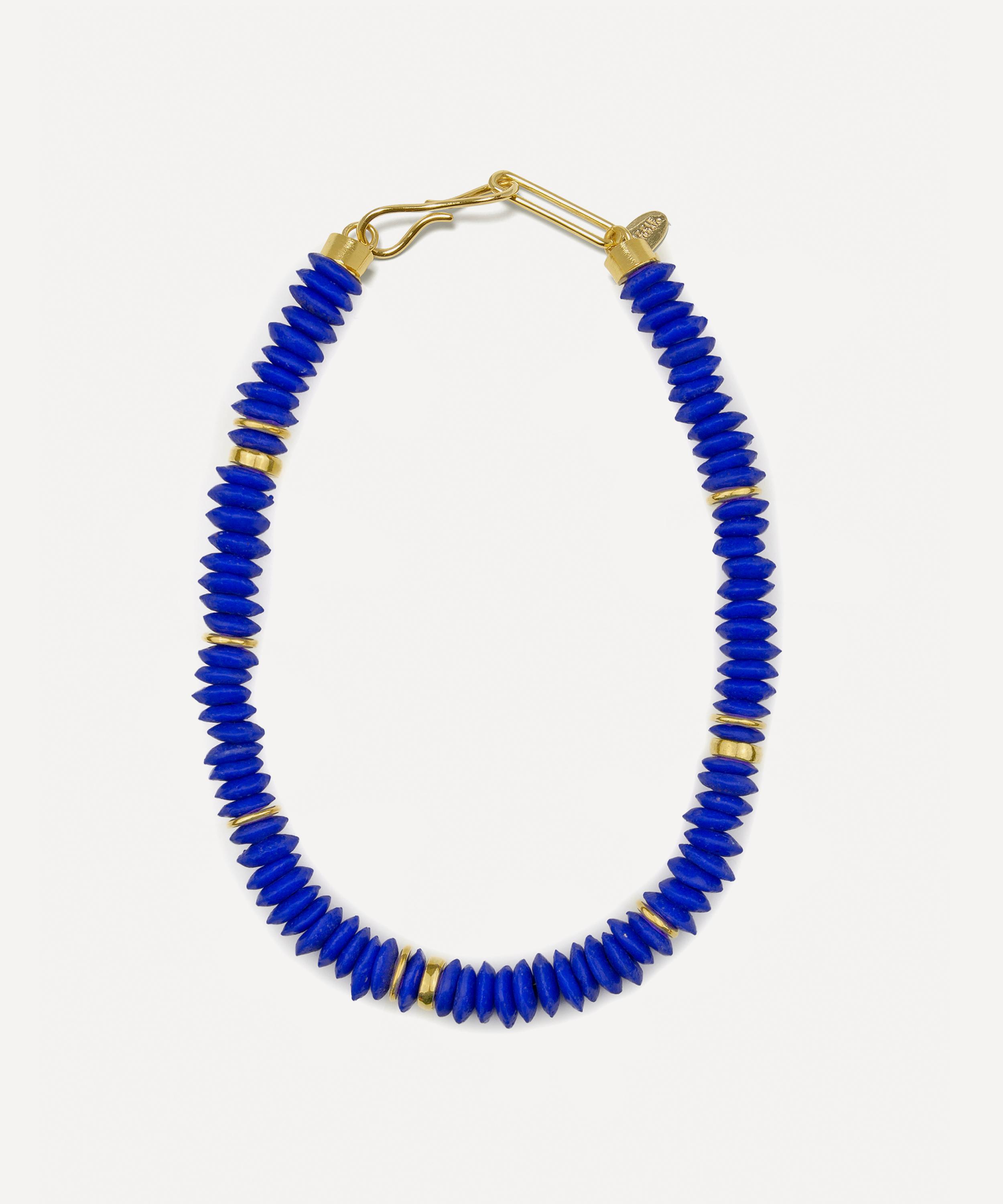 Shop Lizzie Fortunato Gold-plated Laguna Bead Necklace