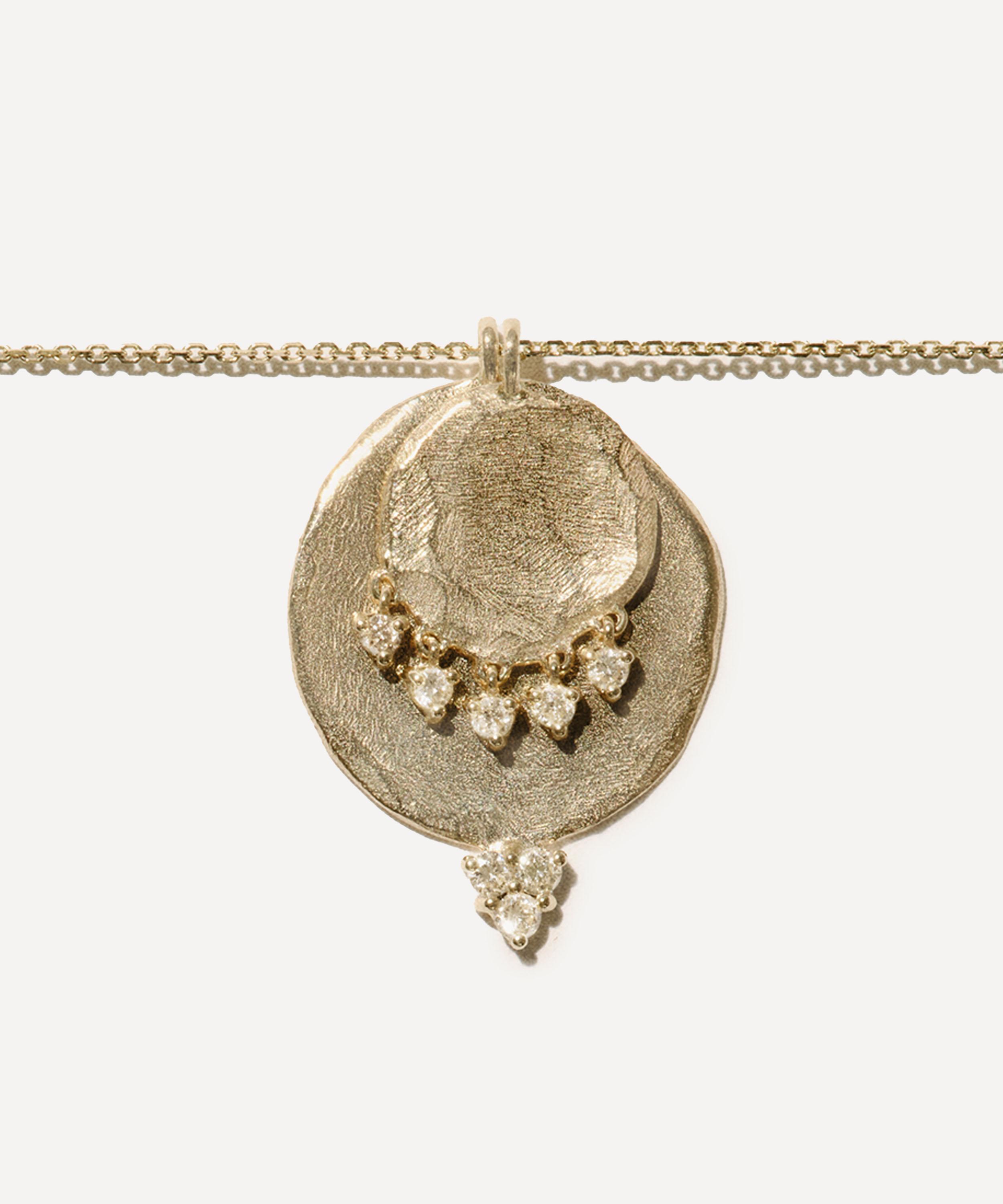 Pascale Monvoisin 9ct Gold Gaby No 2 Pendant Necklace