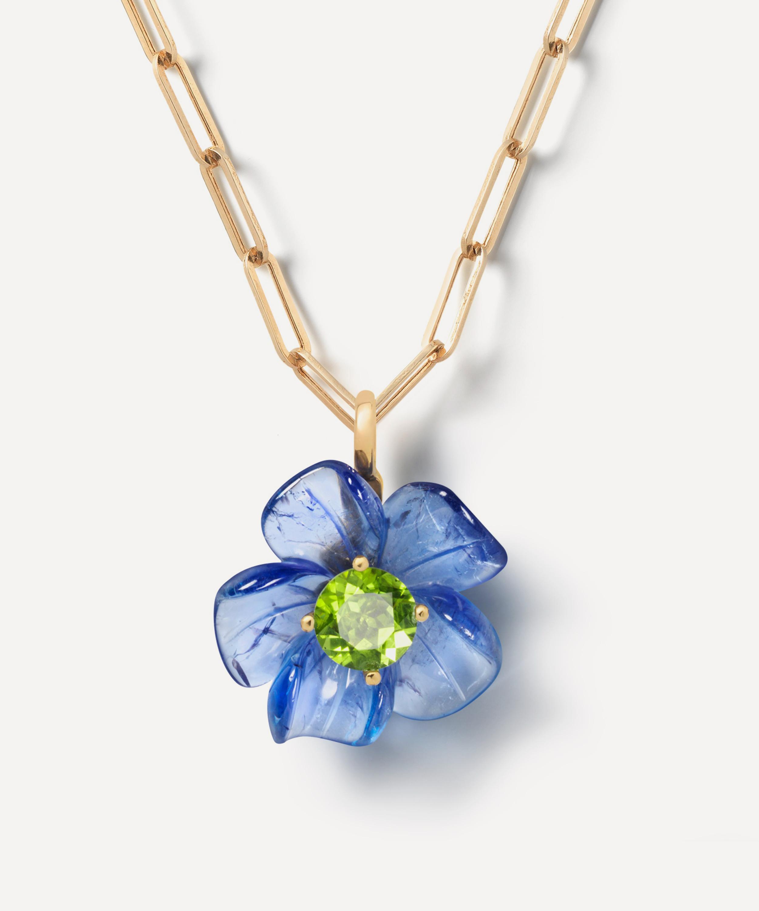 Sophie Joanne 14ct Gold Big Island Flower Pendant