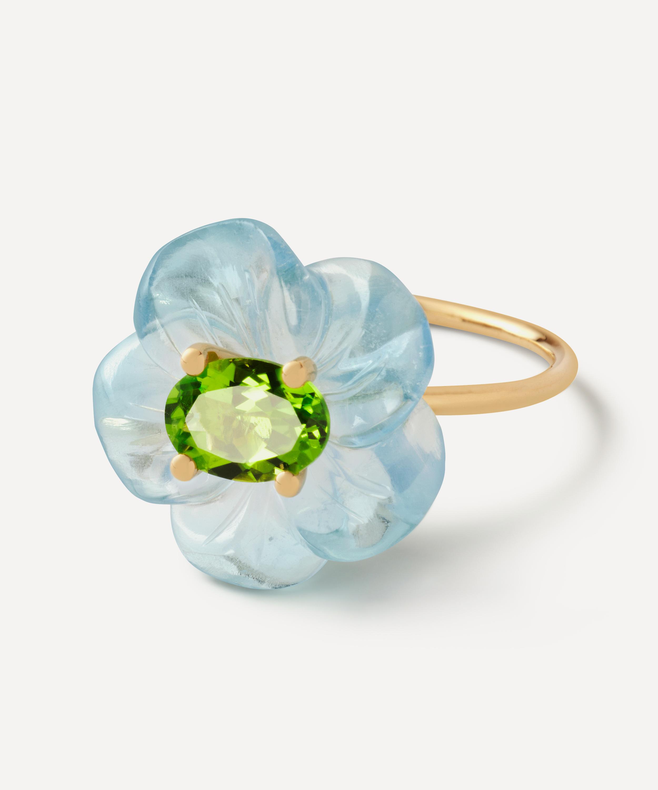 Sophie Joanne 14ct Gold Small Island Flower Pendant