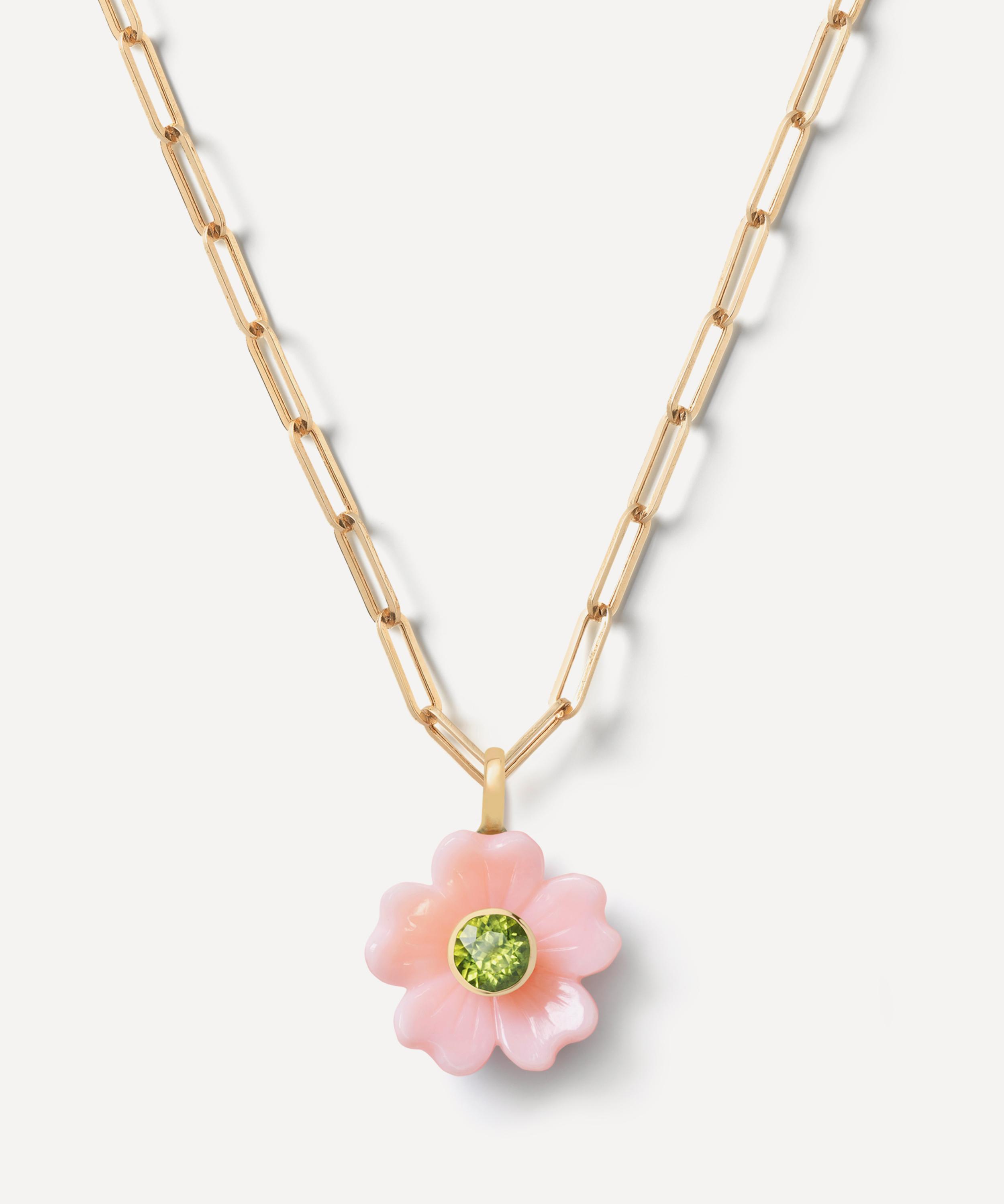 Sophie Joanne 14ct Gold Small Signature Flower Pendant