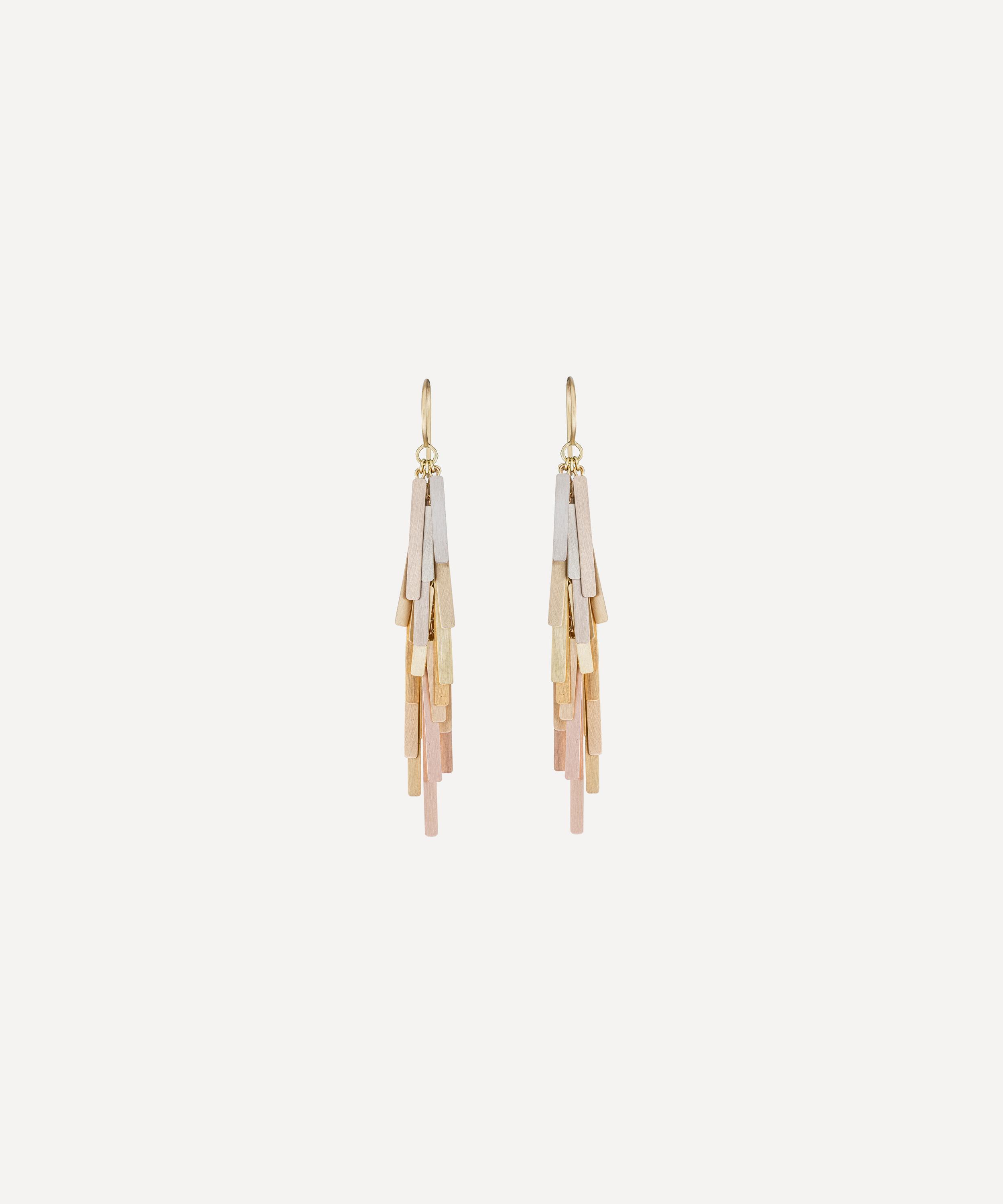 Sia Taylor 14ct-22ct Gold Dawn Drop Earrings