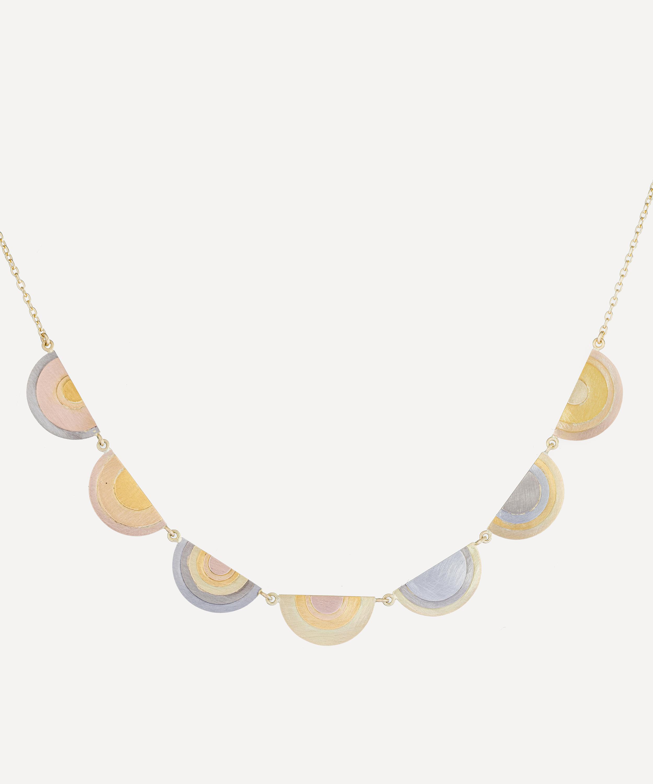 SIA TAYLOR SIA TAYLOR 18CT-24CT GOLD SUN HALOS NECKLACE 