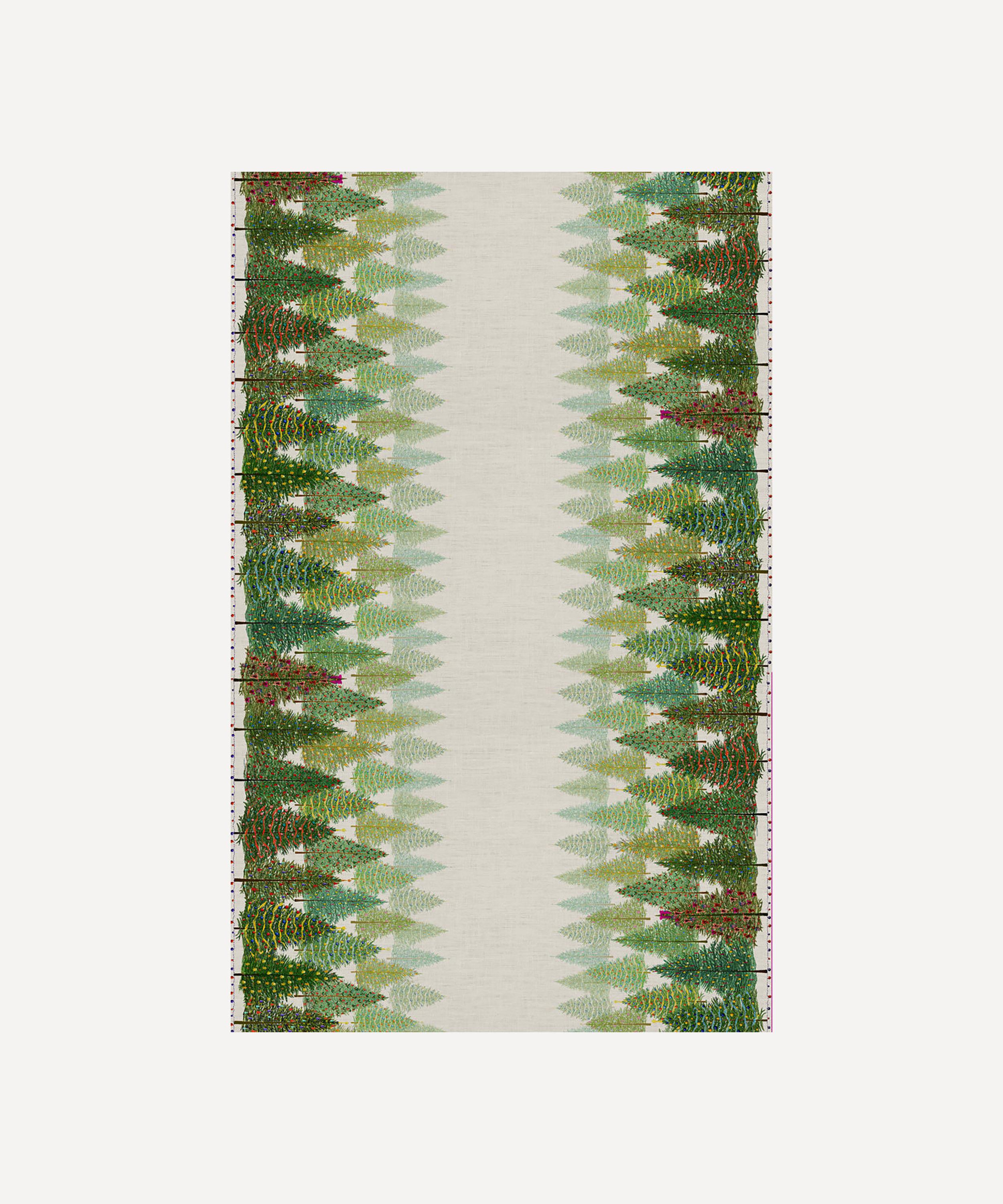 Tessitura Toscana Telerie Fairytrees 270x170cm Linen Tablecloth