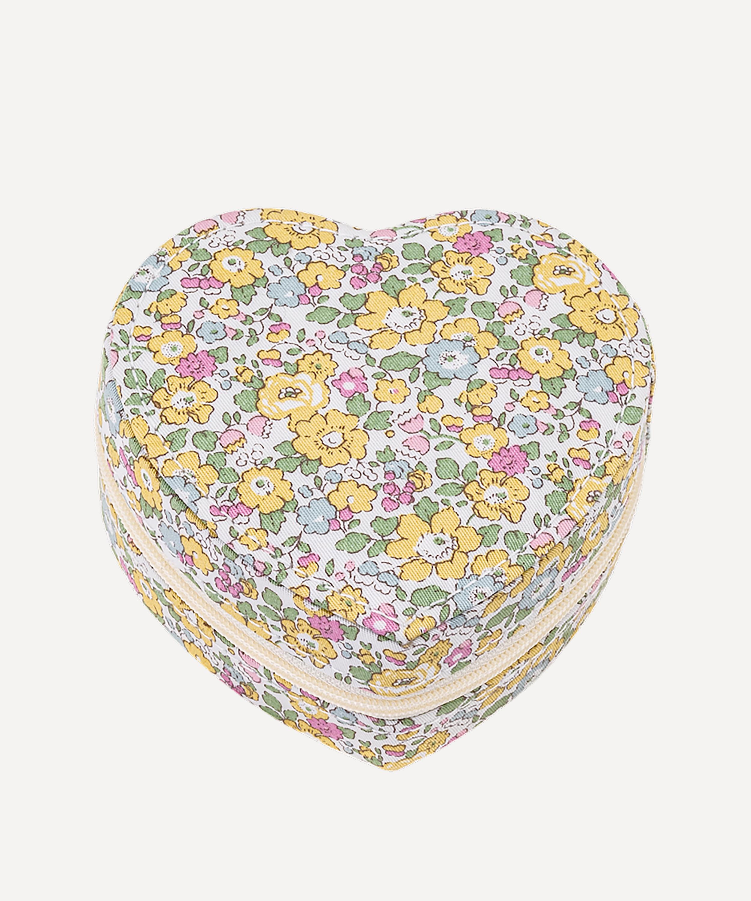 Bon Dep Betsy Ann Tana Lawn Cotton Heart Jewellery Box