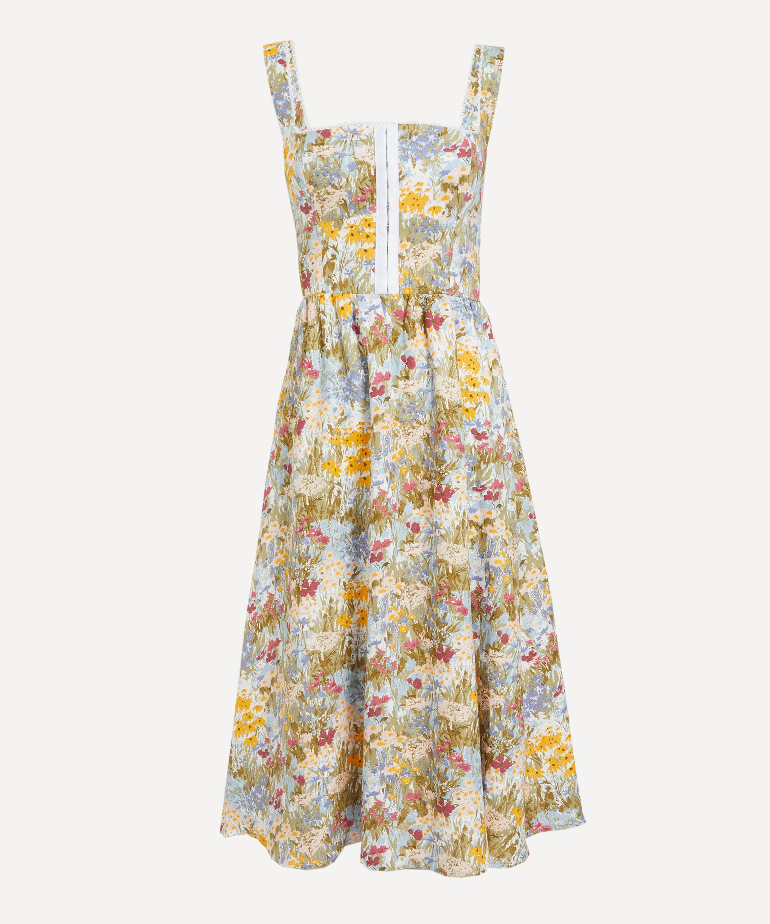 Reformation Women's Tagliatelle Countryside Linen Dress