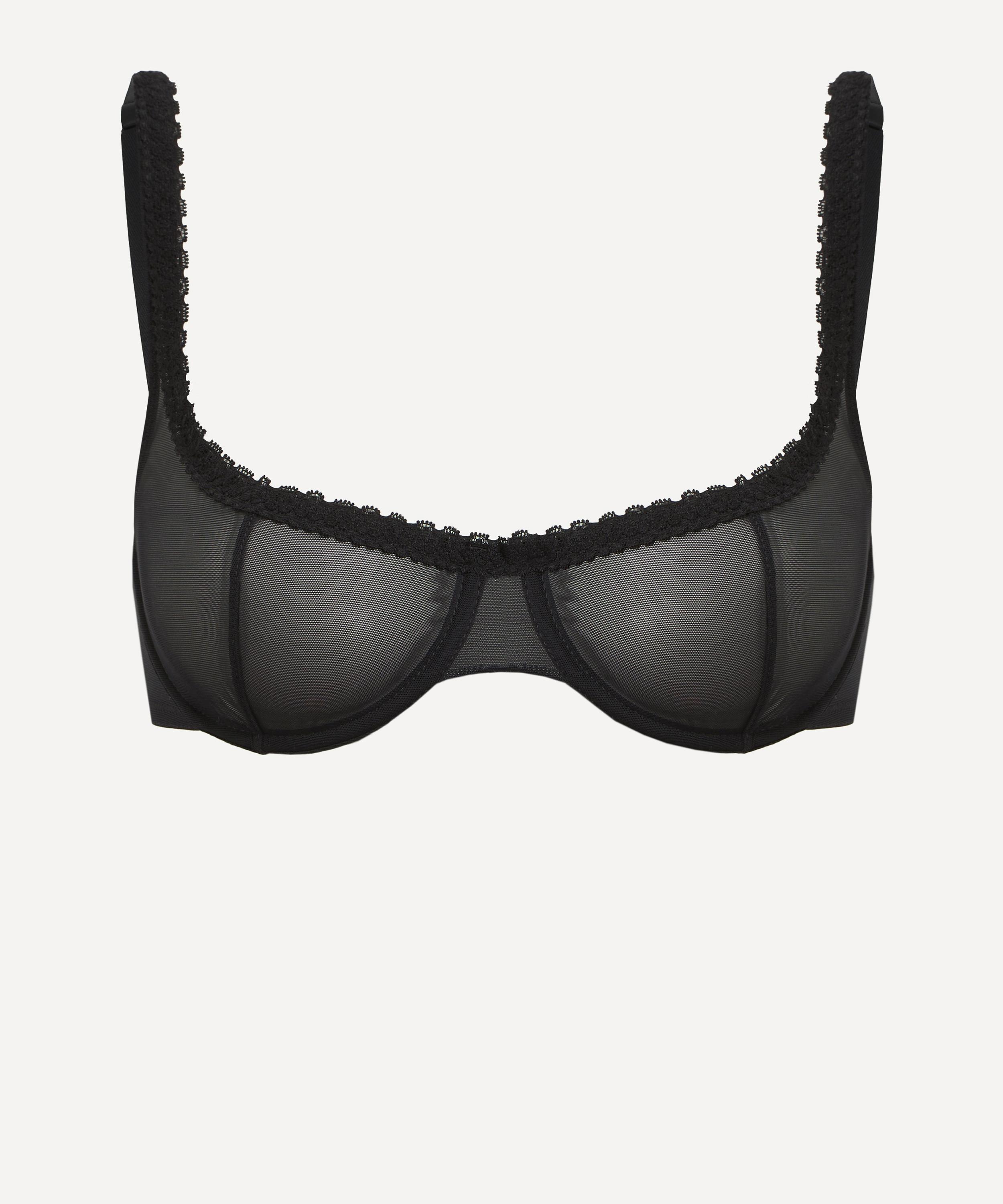 Fruity Booty Black Moss Bra In Black
