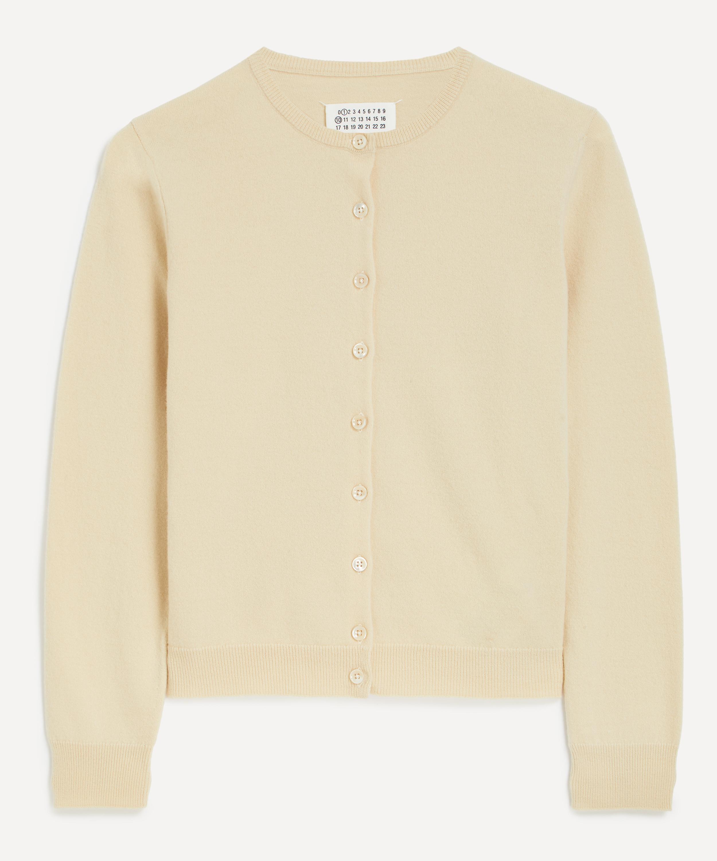 Maison Margiela Women's Butter Knit Cardigan In Yellow