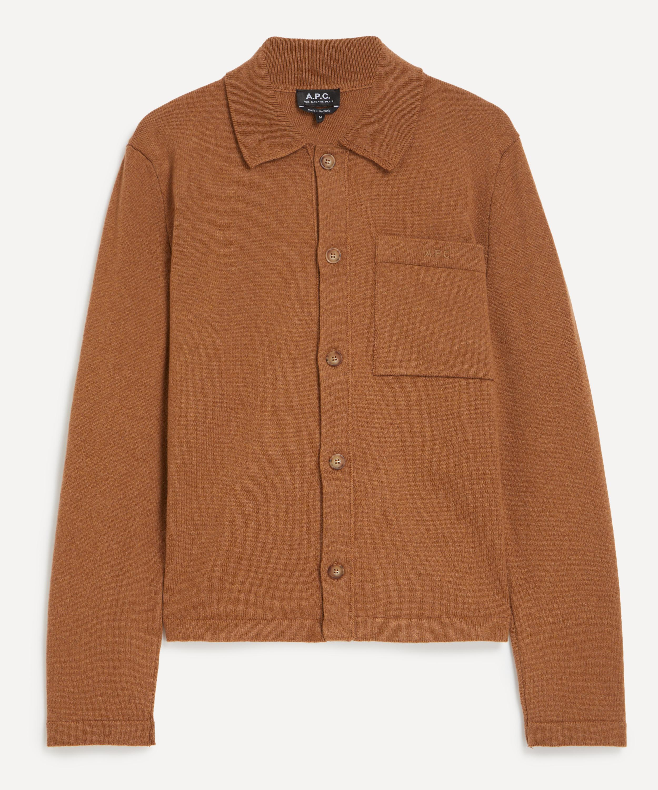 Apc A.p.c. Mens Matti Wool Jacket In Red