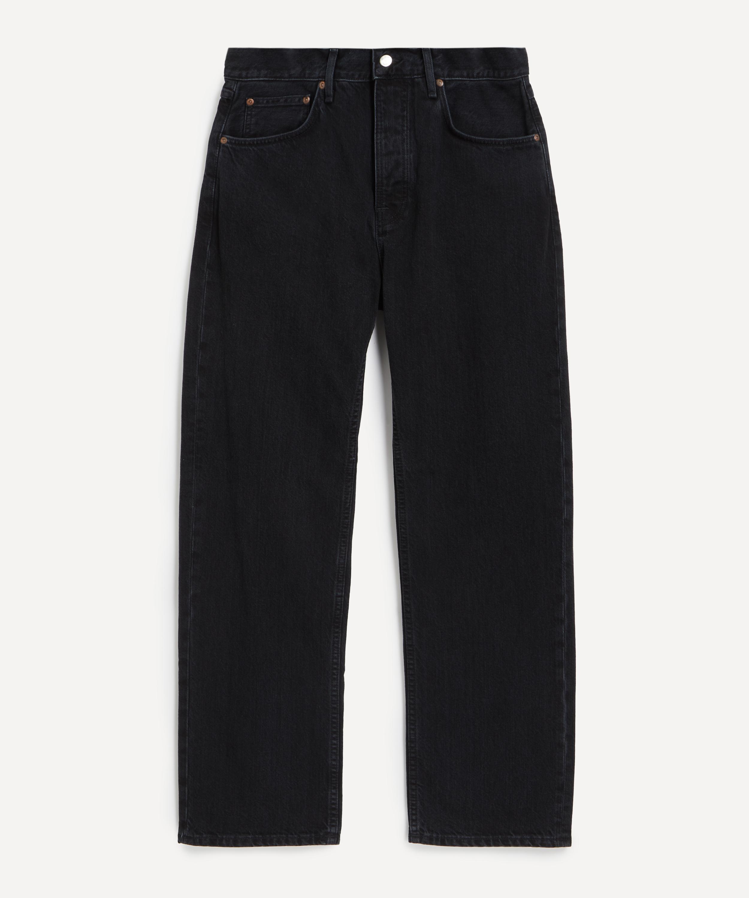 Nudie Jeans Mens Tuff Tony Loose-fit Jeans In Vintage Black In Black