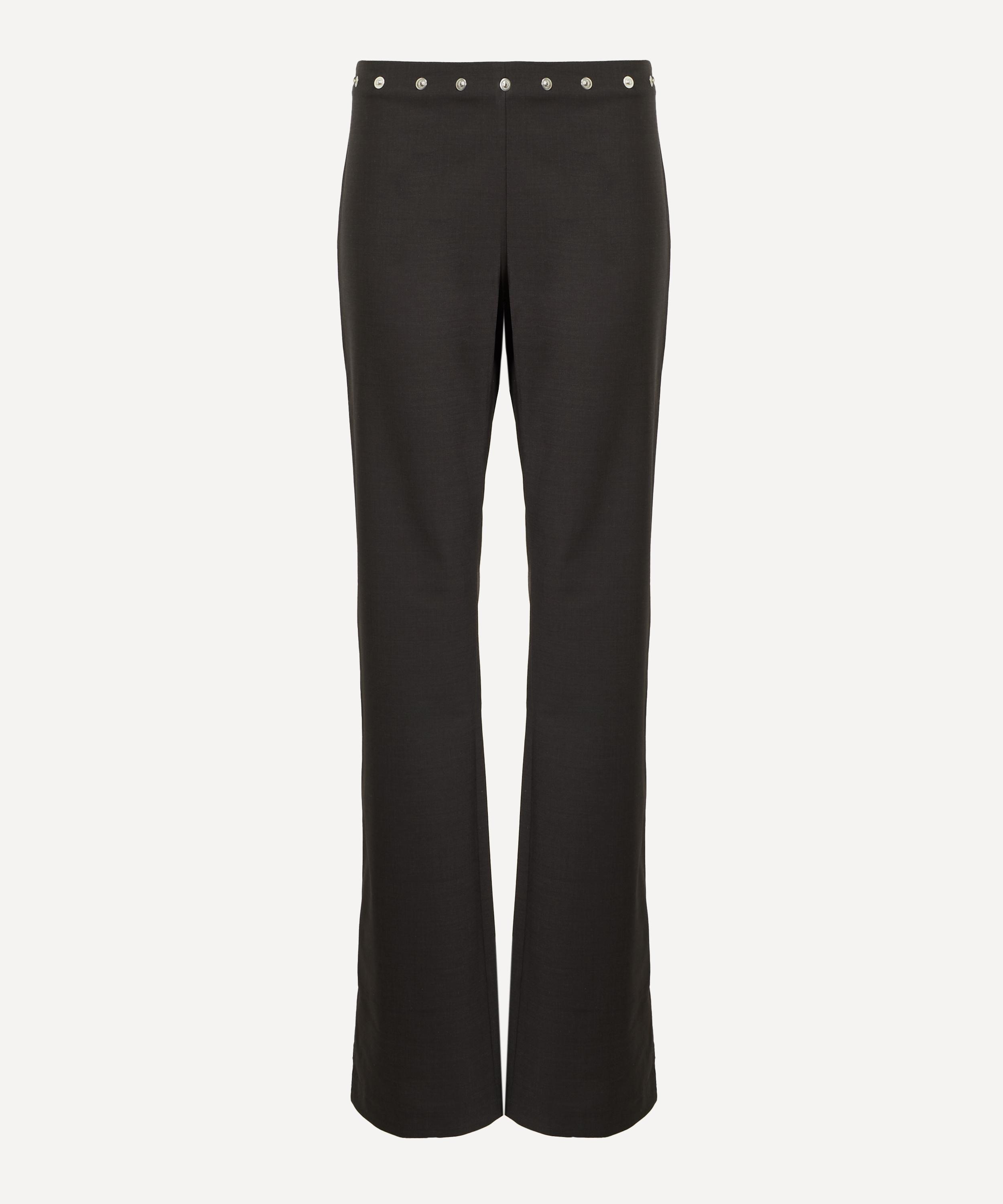 Paloma Wool Brown Dain Snaps Trousers In Black