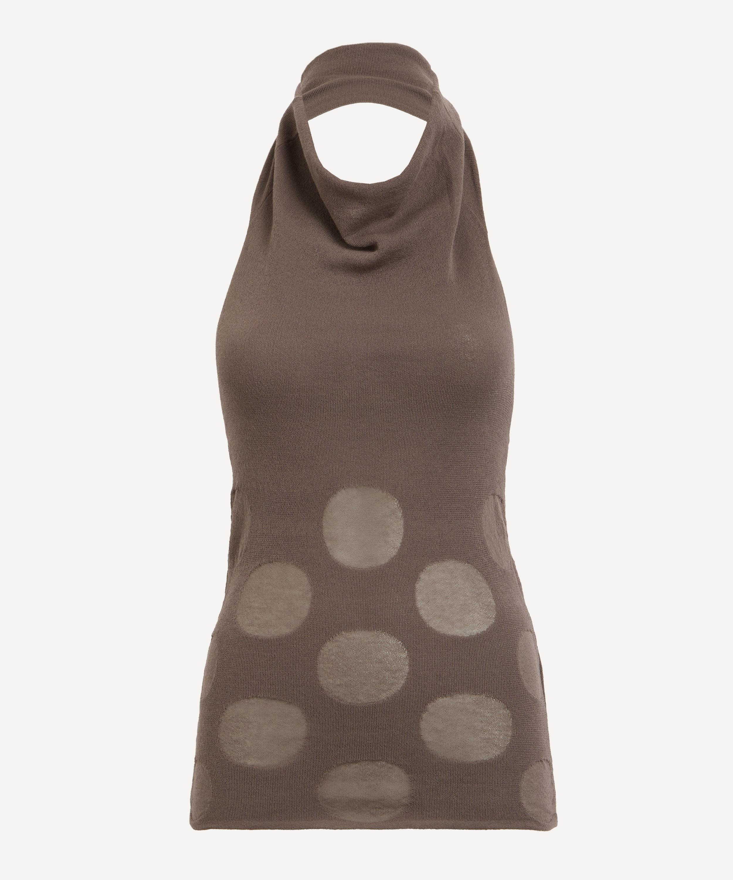 Paloma Wool Women's Tynan Cotton Jacquard Halter Top