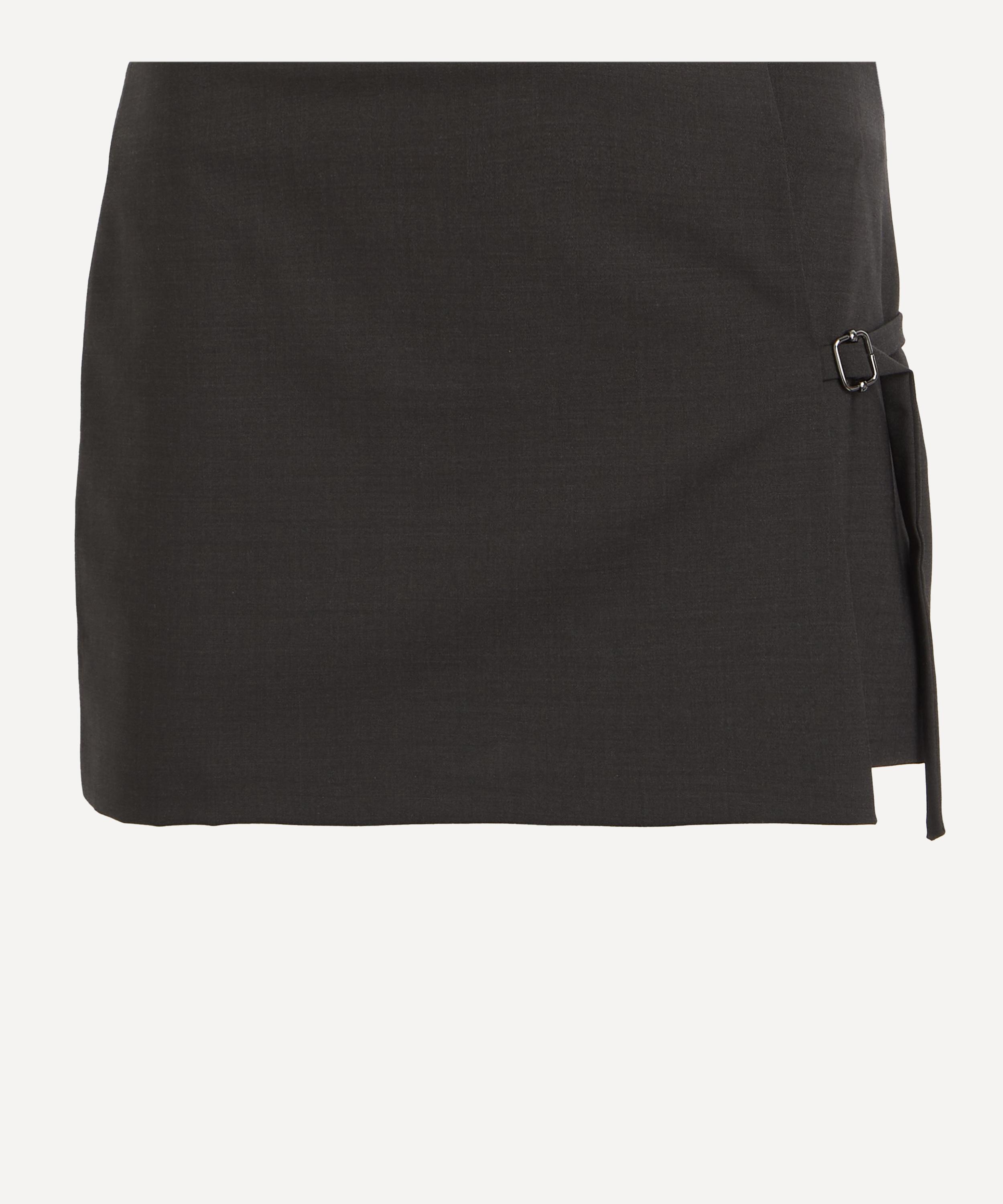 Paloma Wool Brown Archive Skort In Black