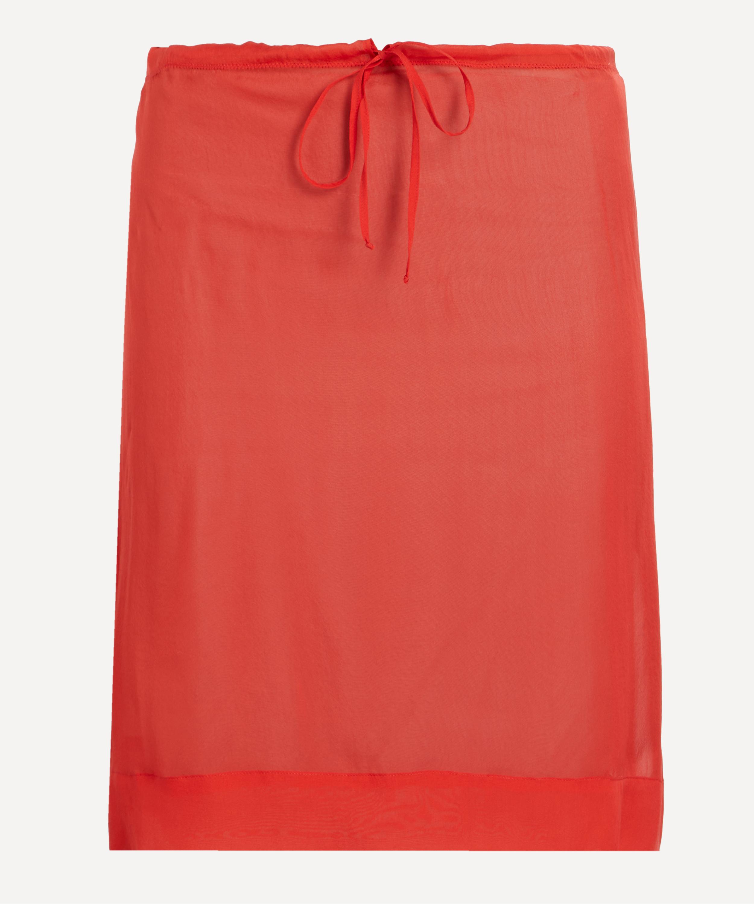 Paloma Wool Women's Milevo Silk Skirt In Red
