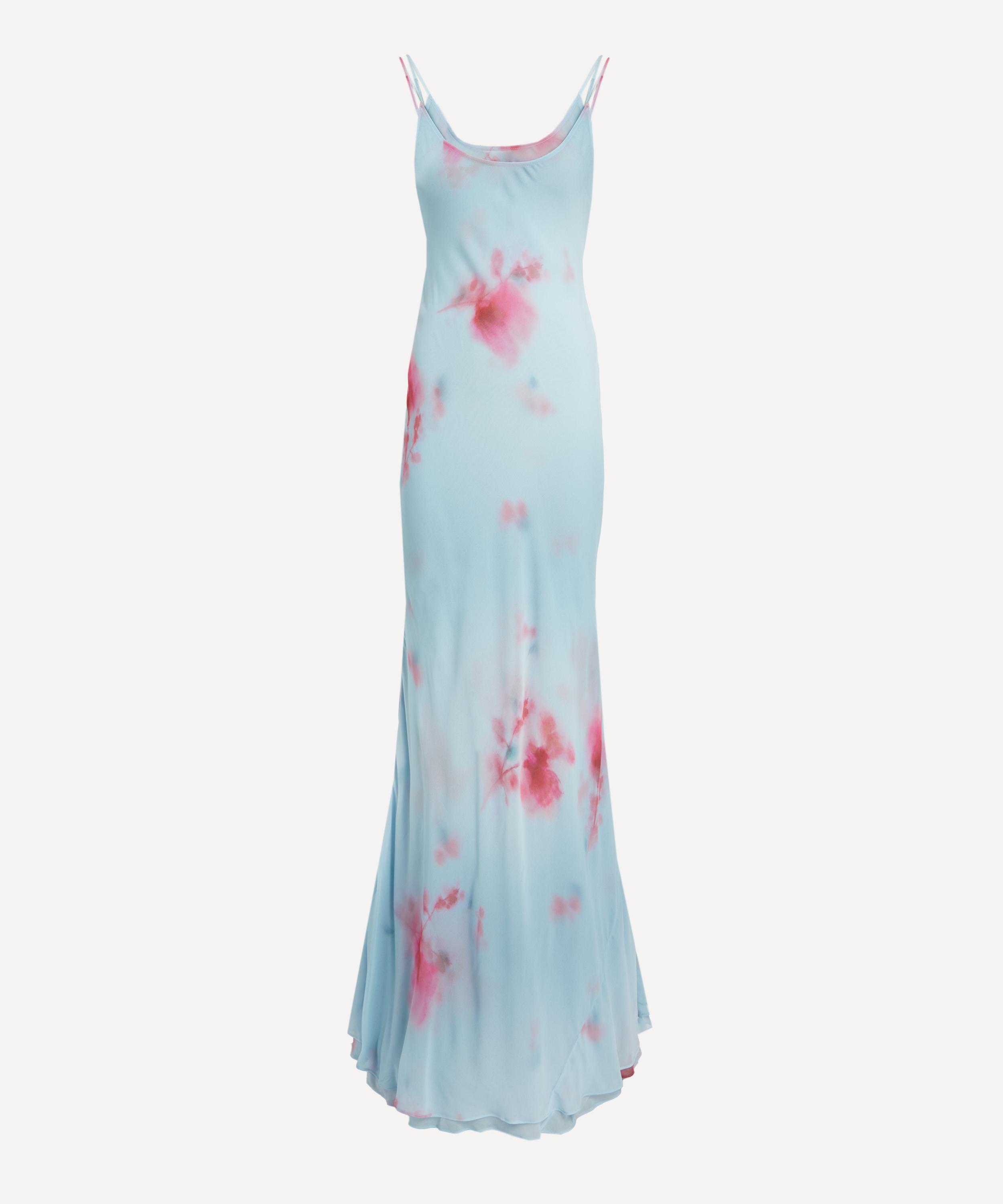 Rat & Boa Women's Sascha Blue Double-layered Maxi Dress In Blue