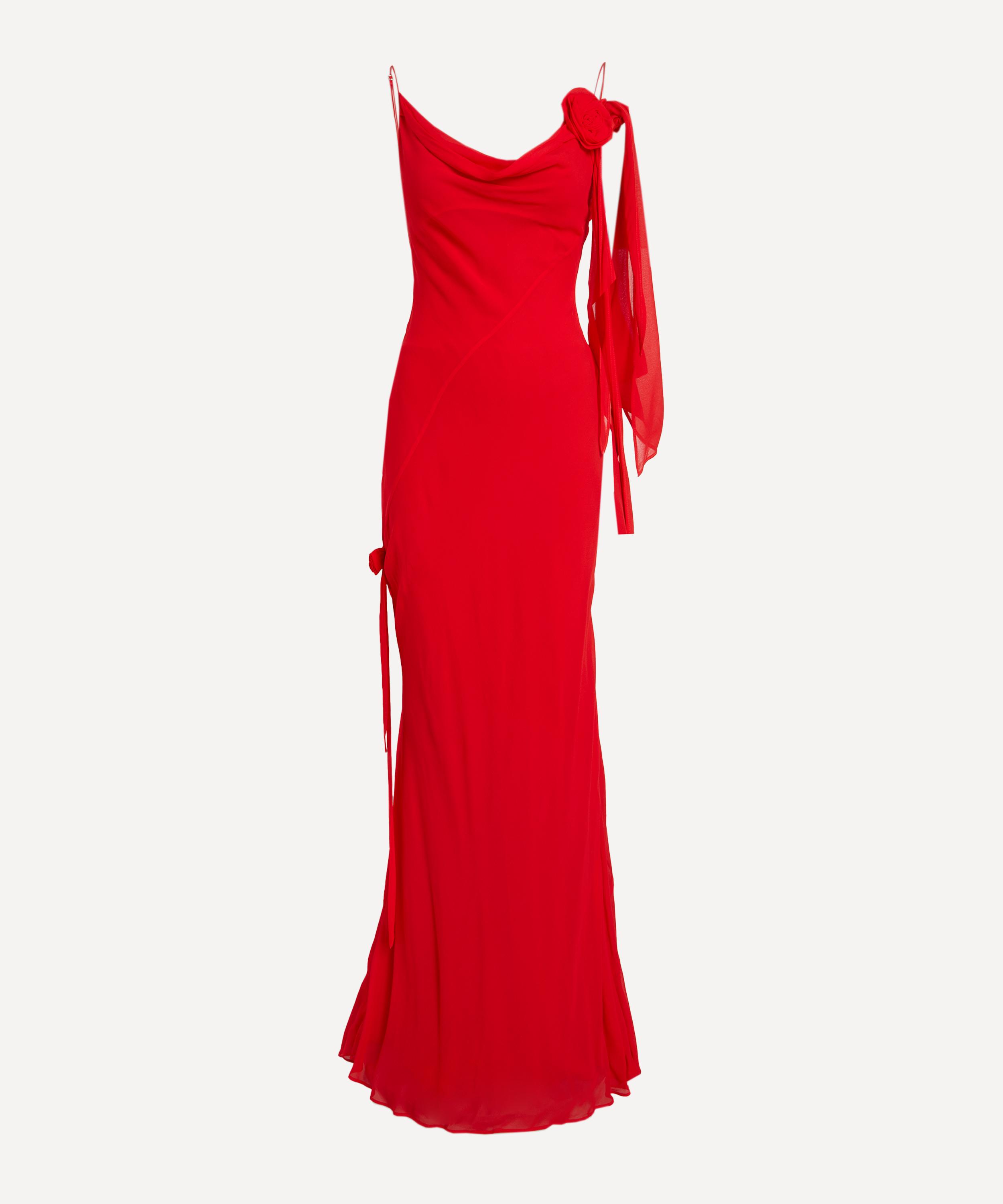 Rat & Boa Women's Sirena Draped Maxi Dress In Red