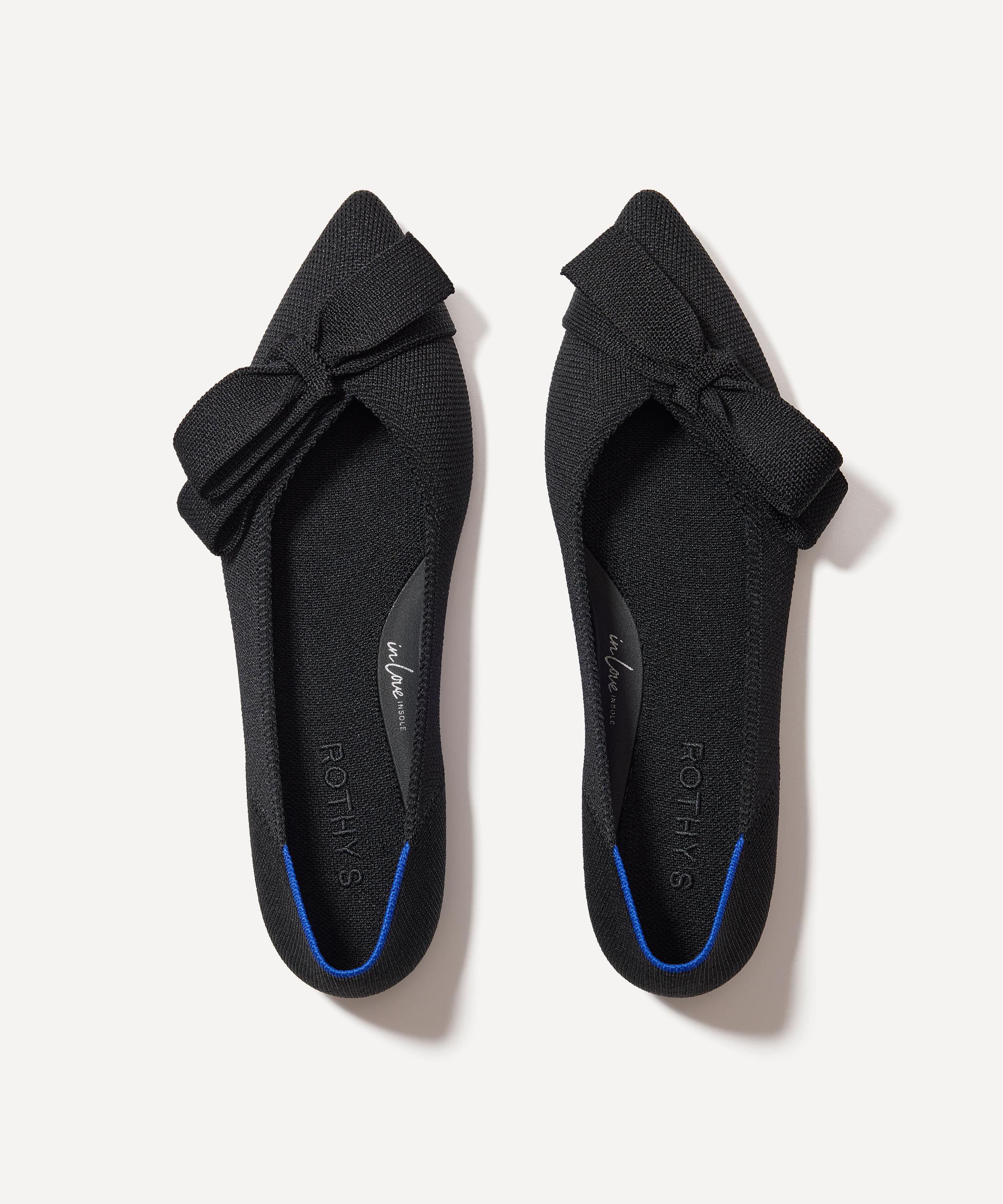 Rothys The Bow Point Ii In Black
