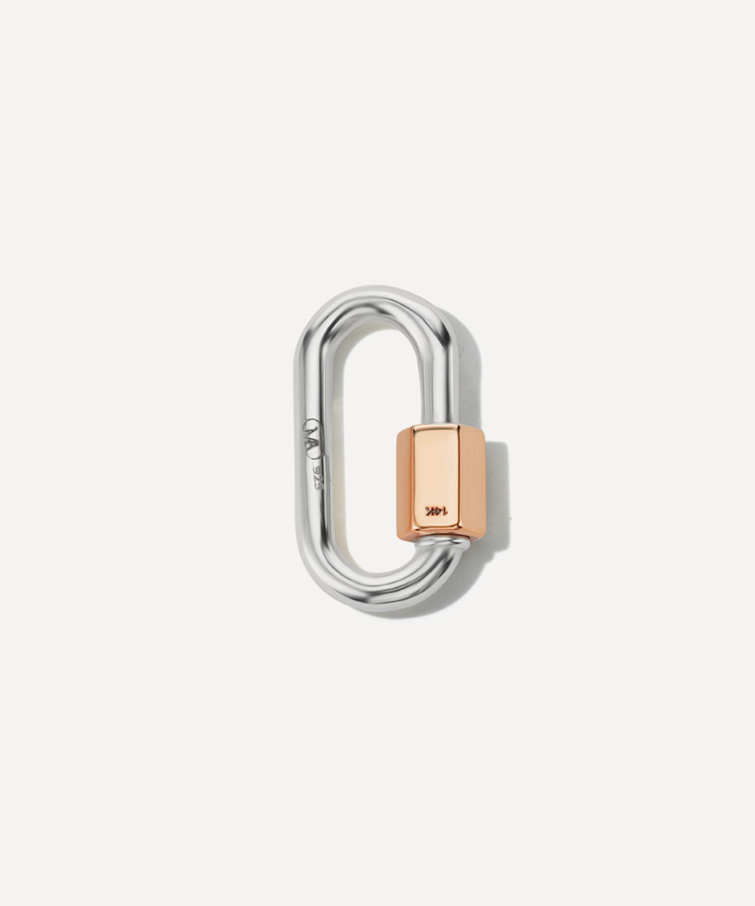 Marla Aaron Mixed Metal Babylock Clasp In Rose Gold