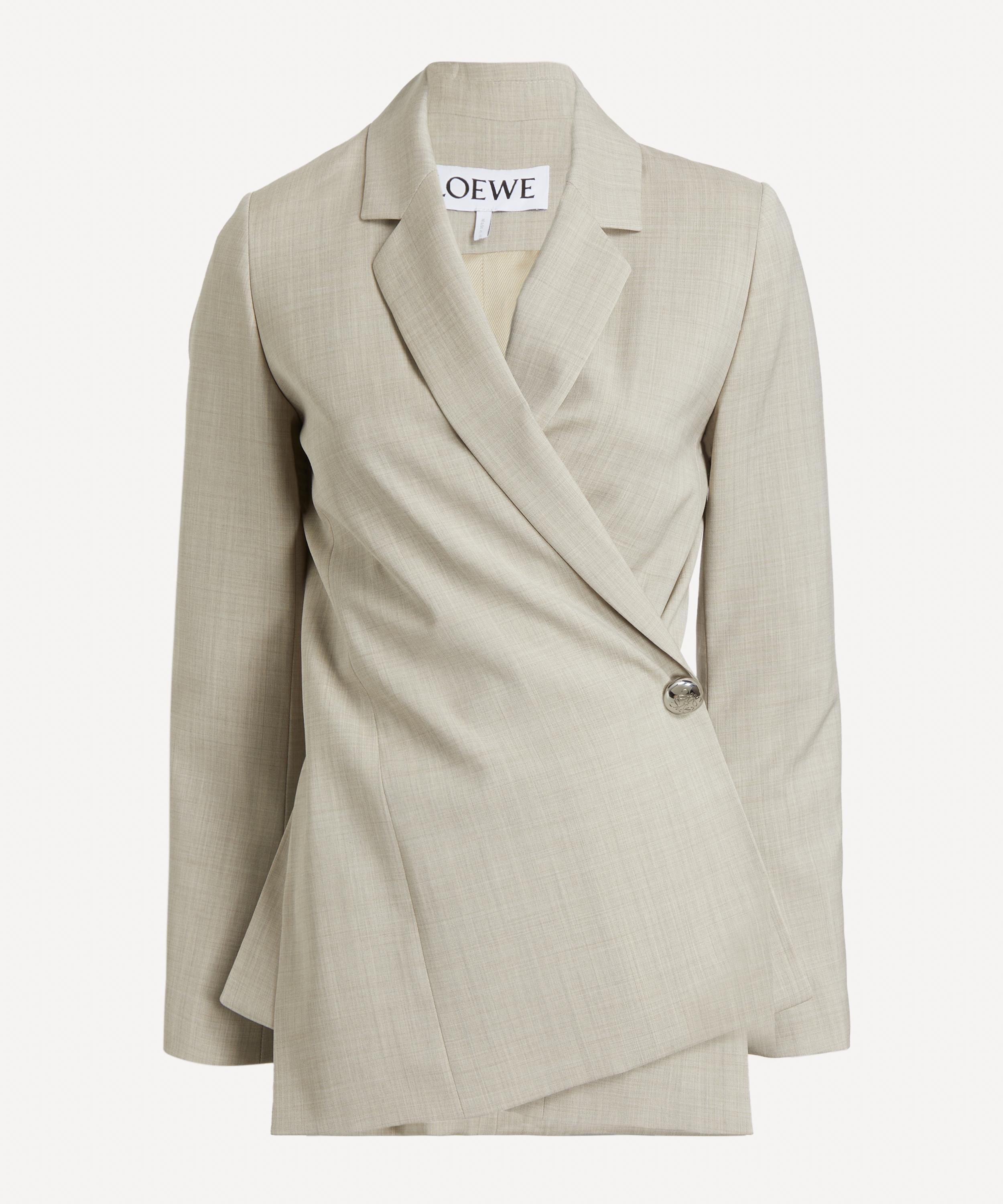 Loewe Women's Wool Wrap Jacket In Sand