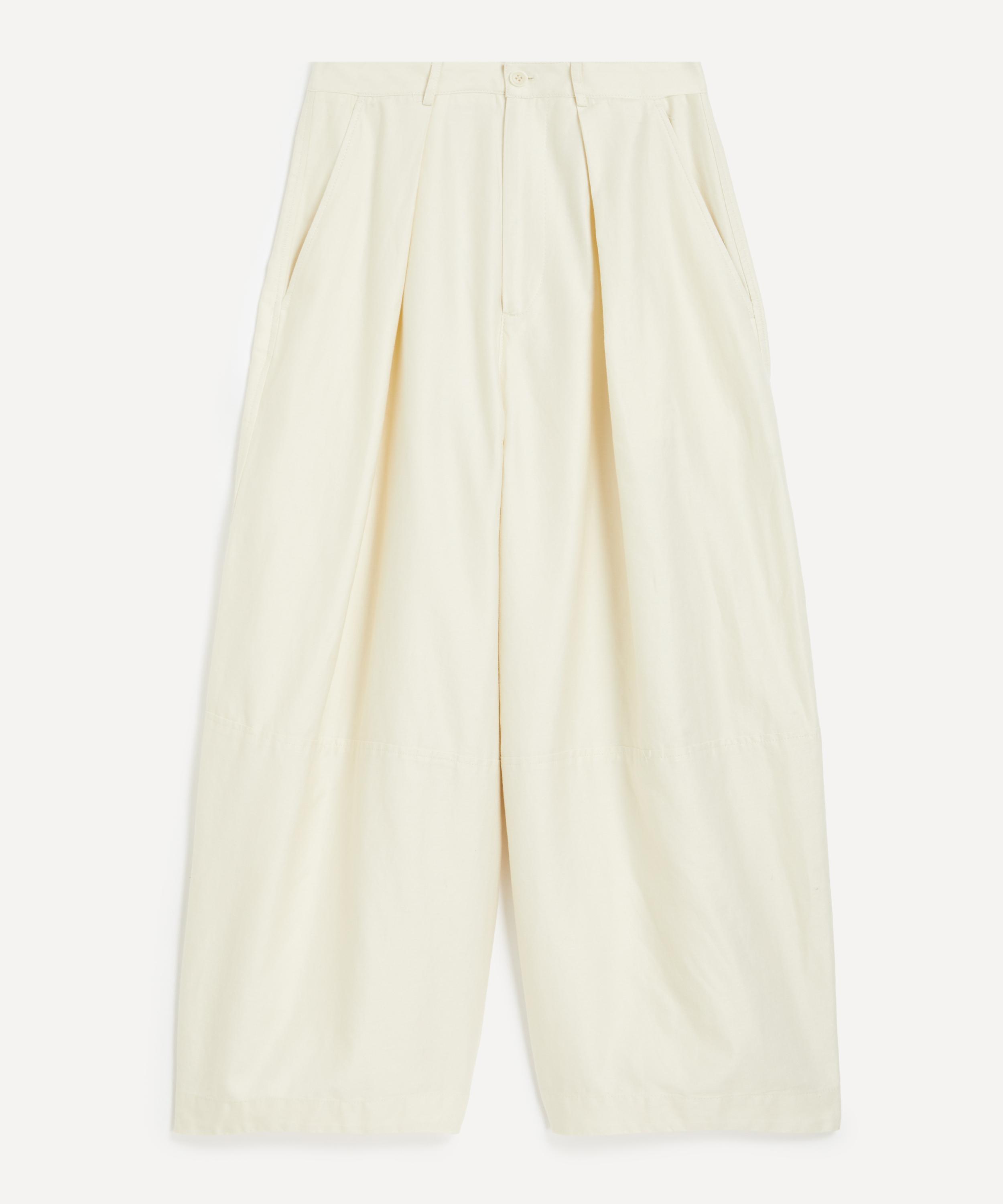 Ymc You Must Create Ymc Women's Off-white Deadbeat Trousers In White