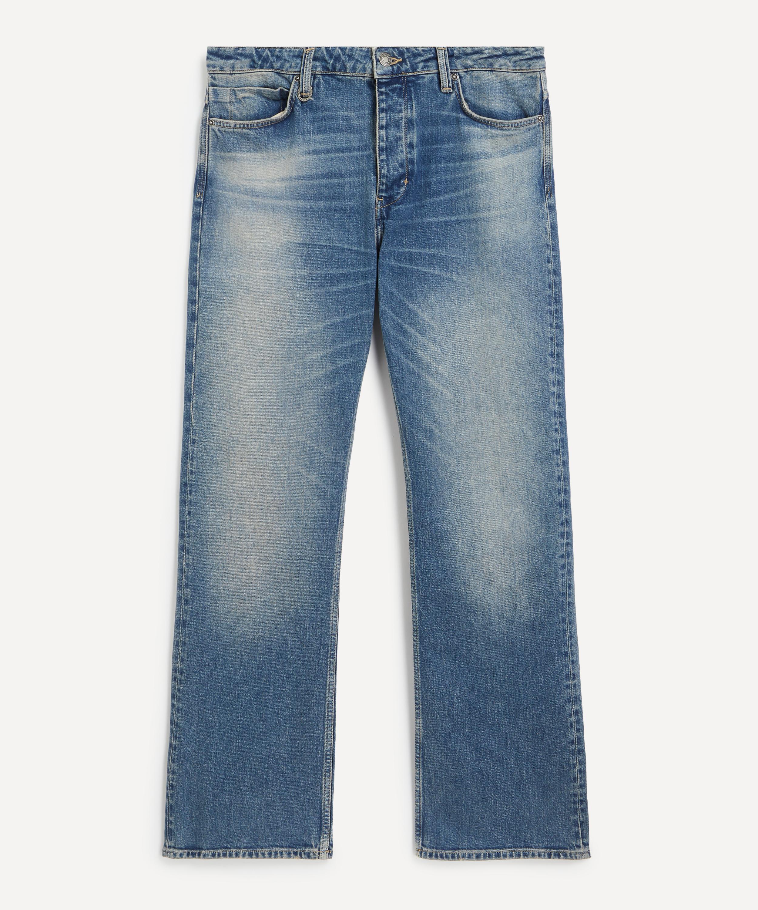 Neuw Mens Julian Flare Jeans In Rio In Blue