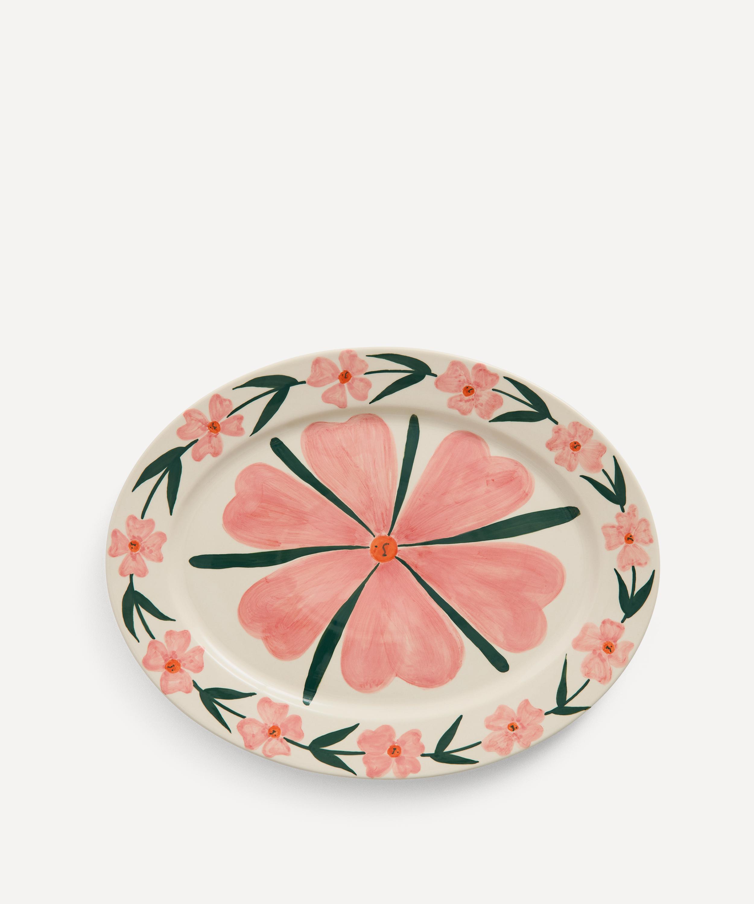 Hay X Emma Kohlmann La Pittura Oval Serving Platter In Multi