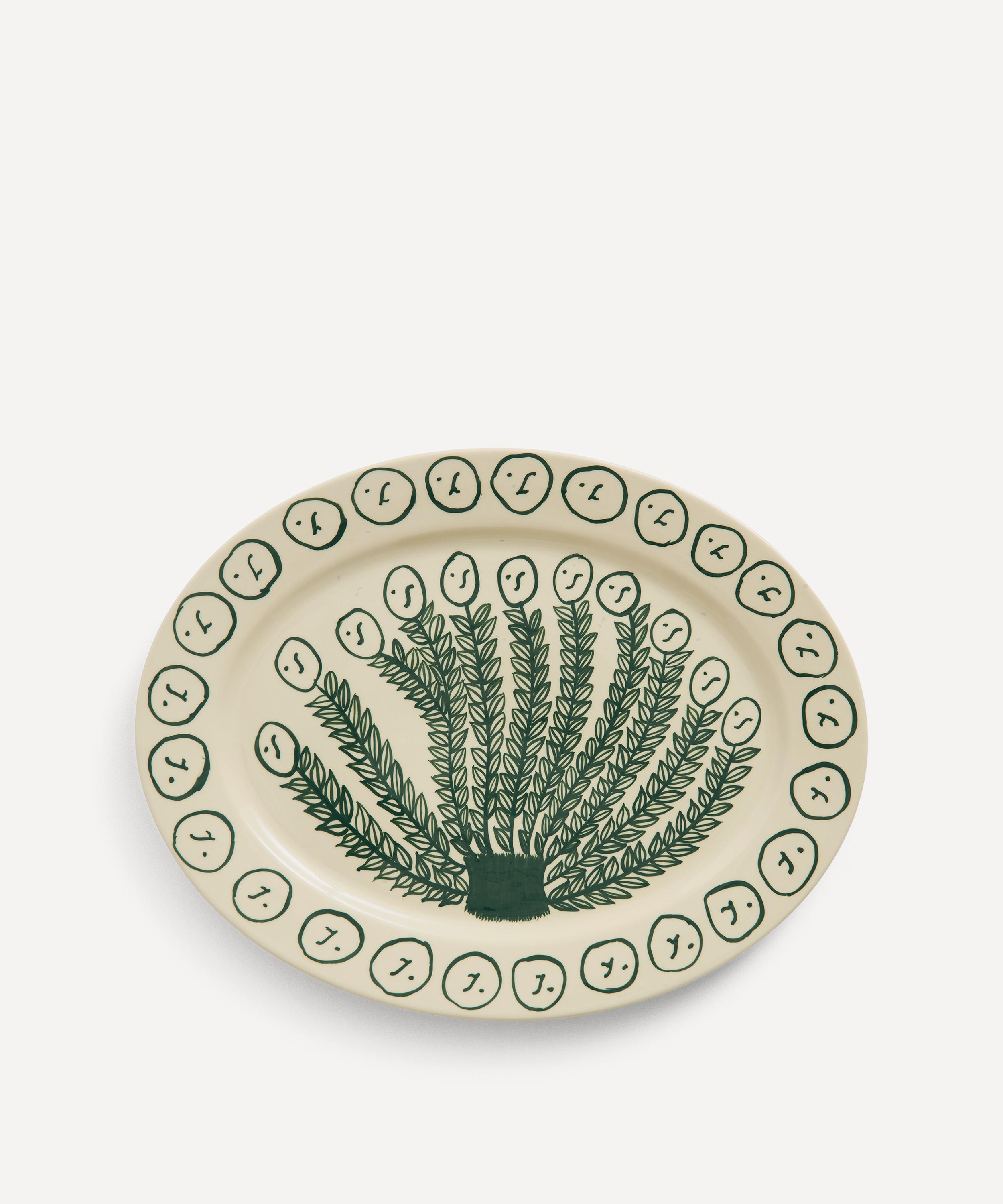 Hay X Emma Kohlmann La Pittura Oval Serving Platter In Multi