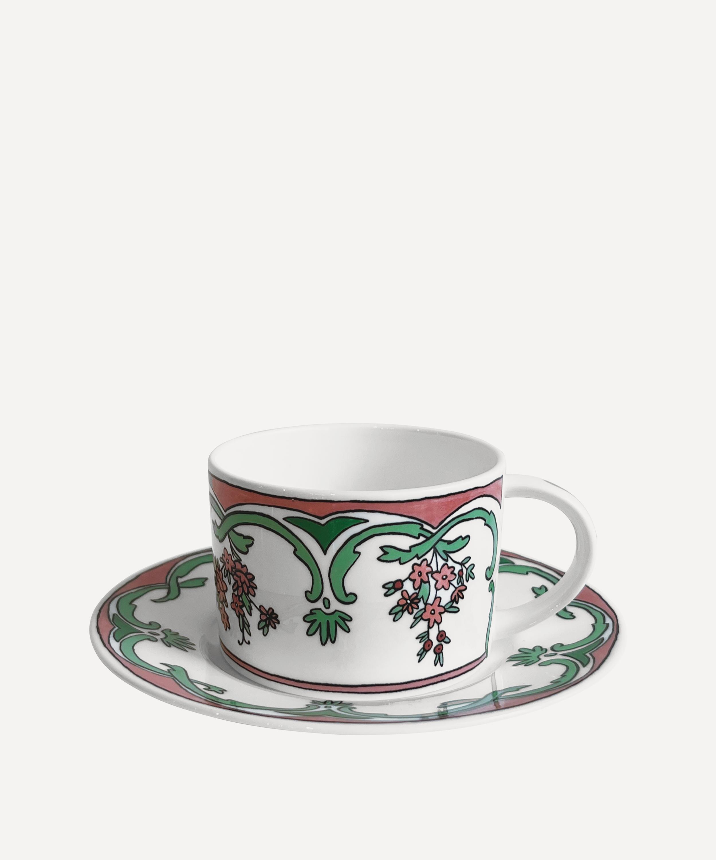 Twig New York Always Marie Cup And Saucer In Multi
