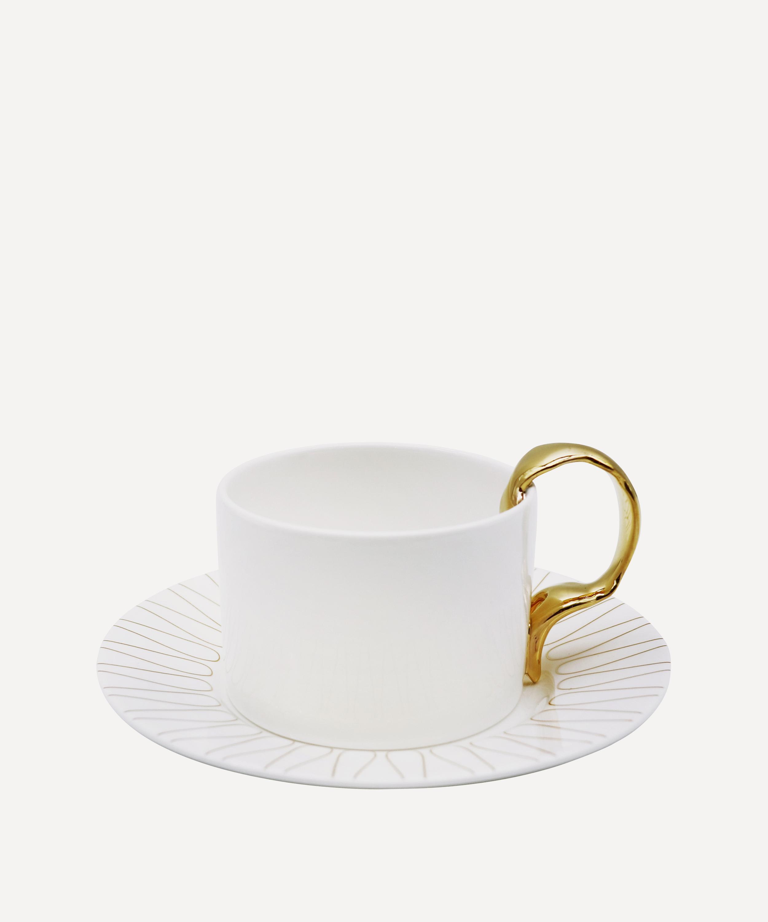 Twig New York Cutlery Fork Handle Cup And Saucer