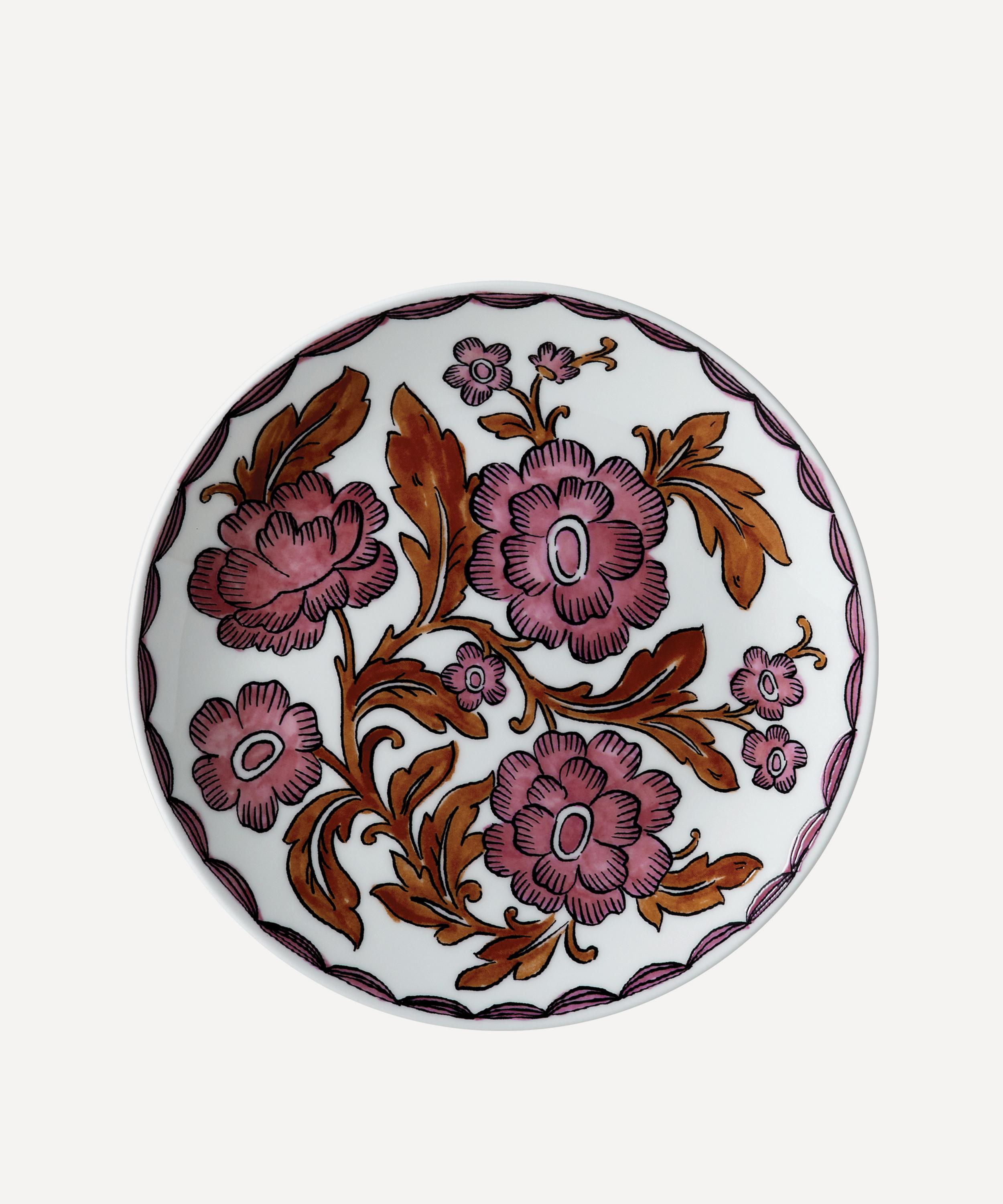 Twig New York Heritage Rosa Rugosa Salad Plate In Multi