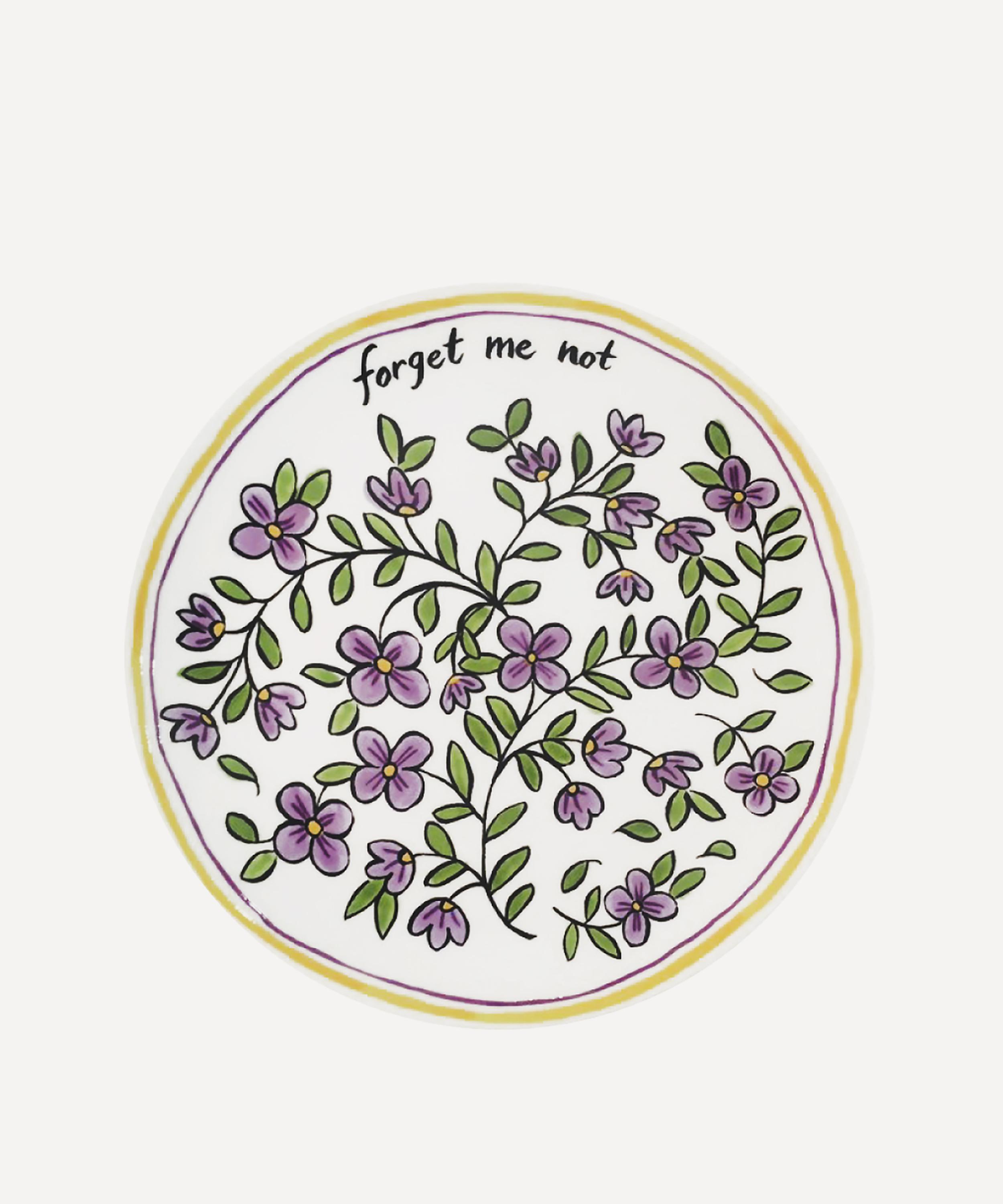 Twig New York Heritage Forget Me Not Salad Plate In Multi