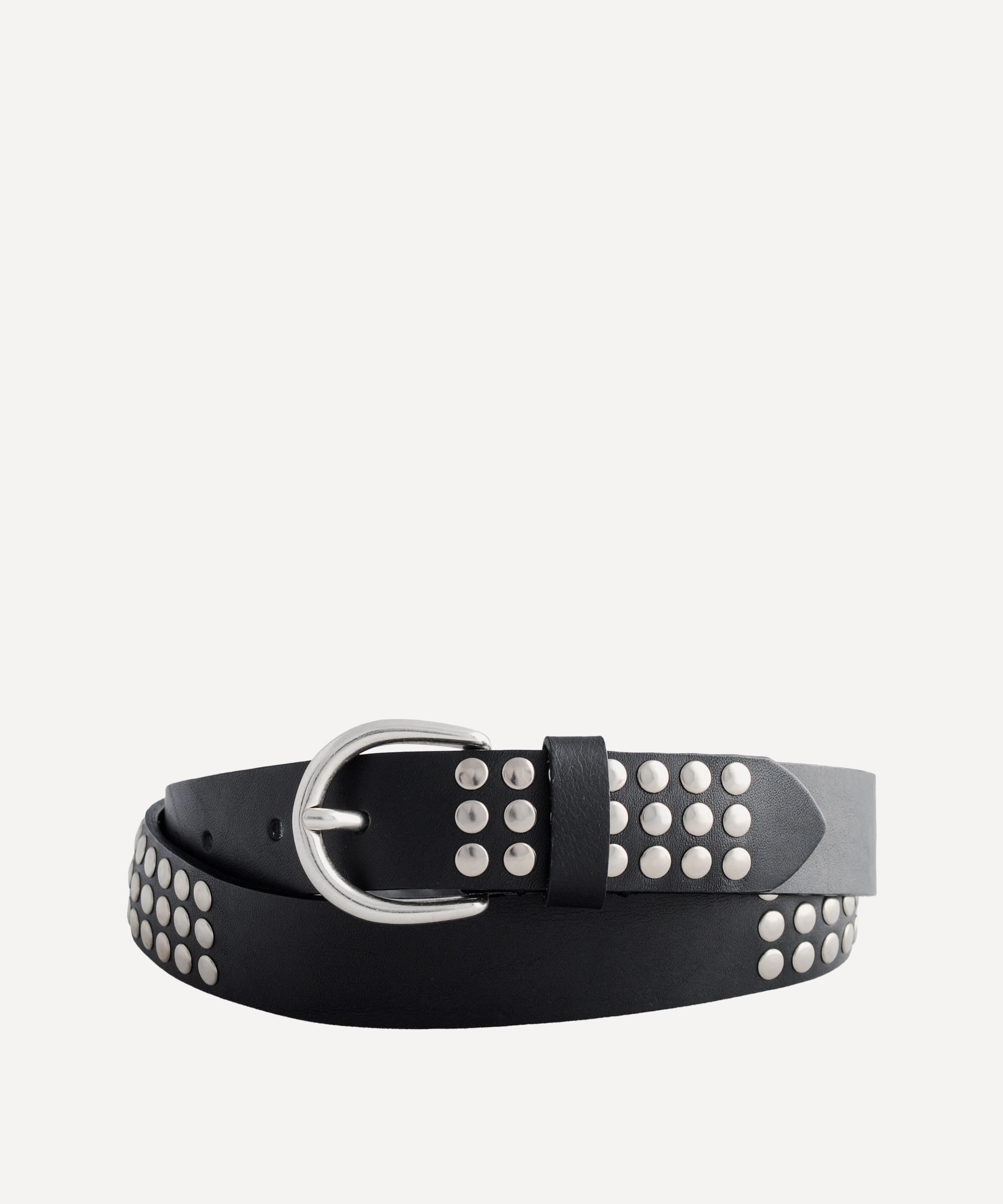Molebo Mens M2441 Leather Belt In Blue