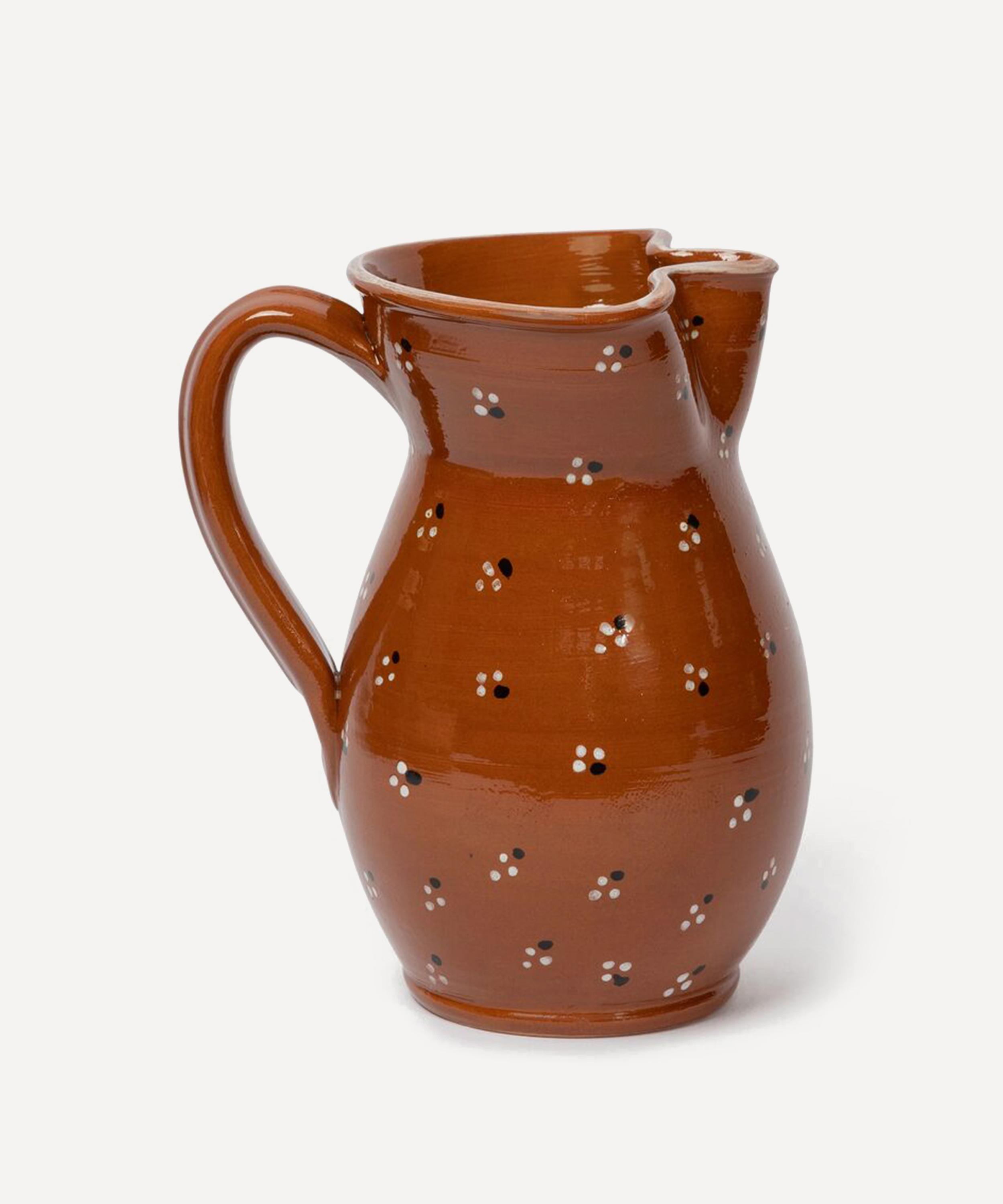 Sharland England Dotty Jug In Brown