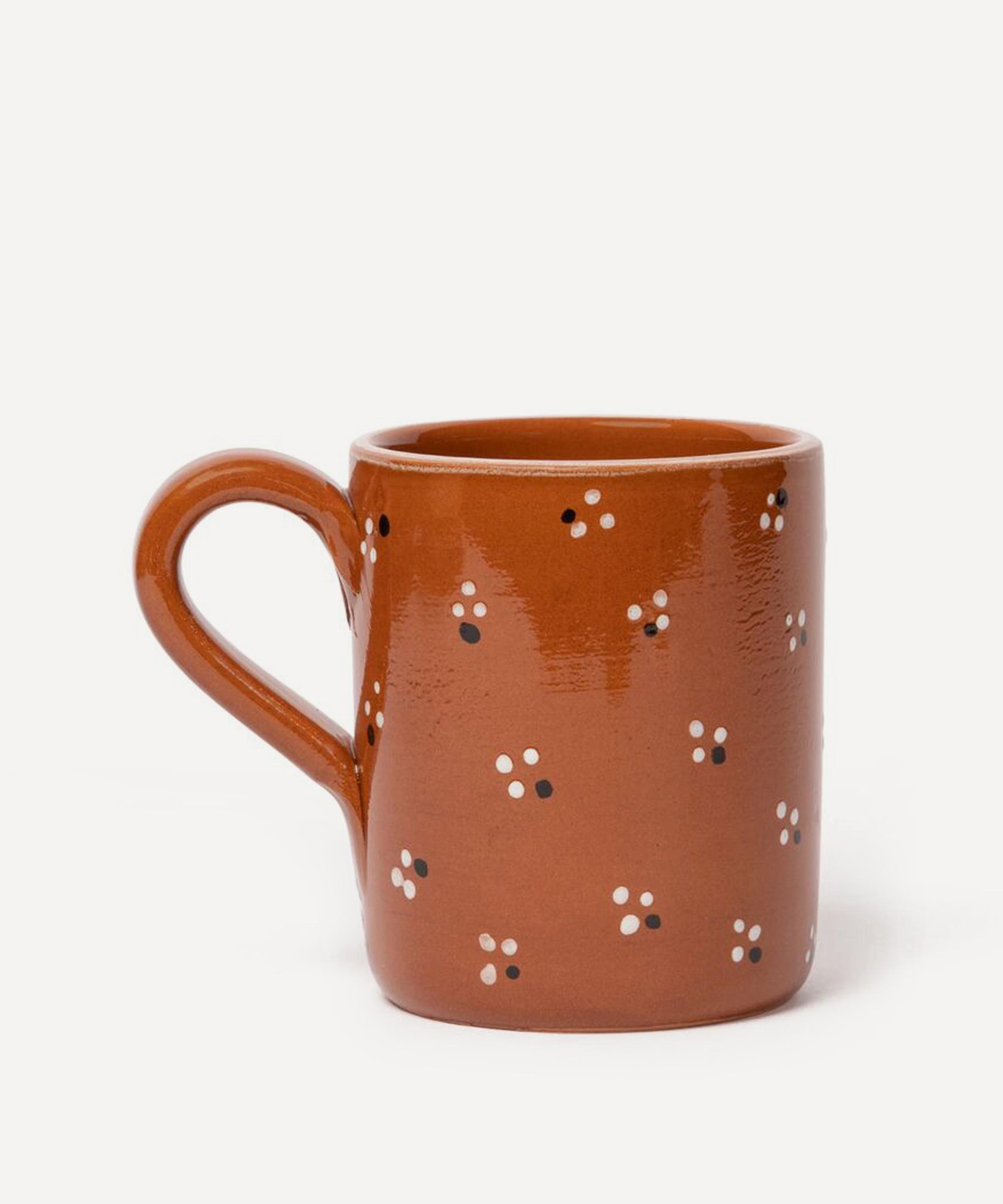 Sharland England Dotty Mug In Brown