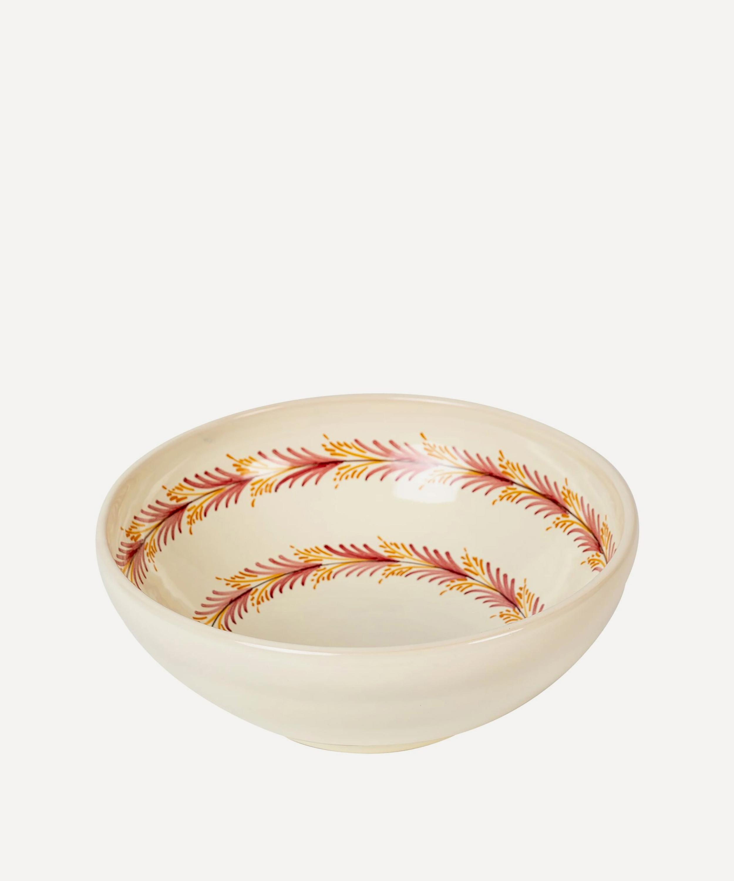 Sharland England Heather Large Bowl In Orange