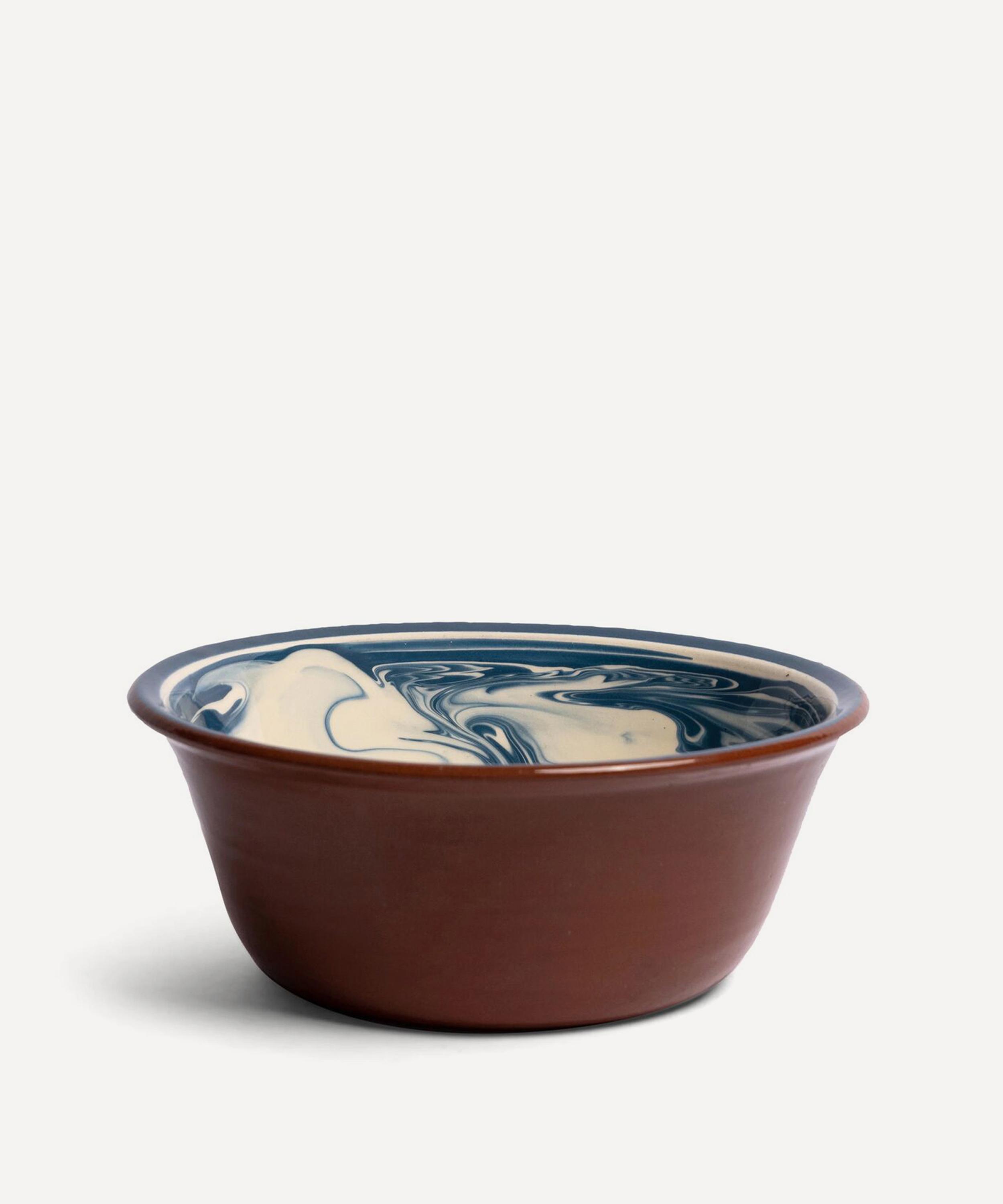 Sharland England Marbre Large Bowl In Brown