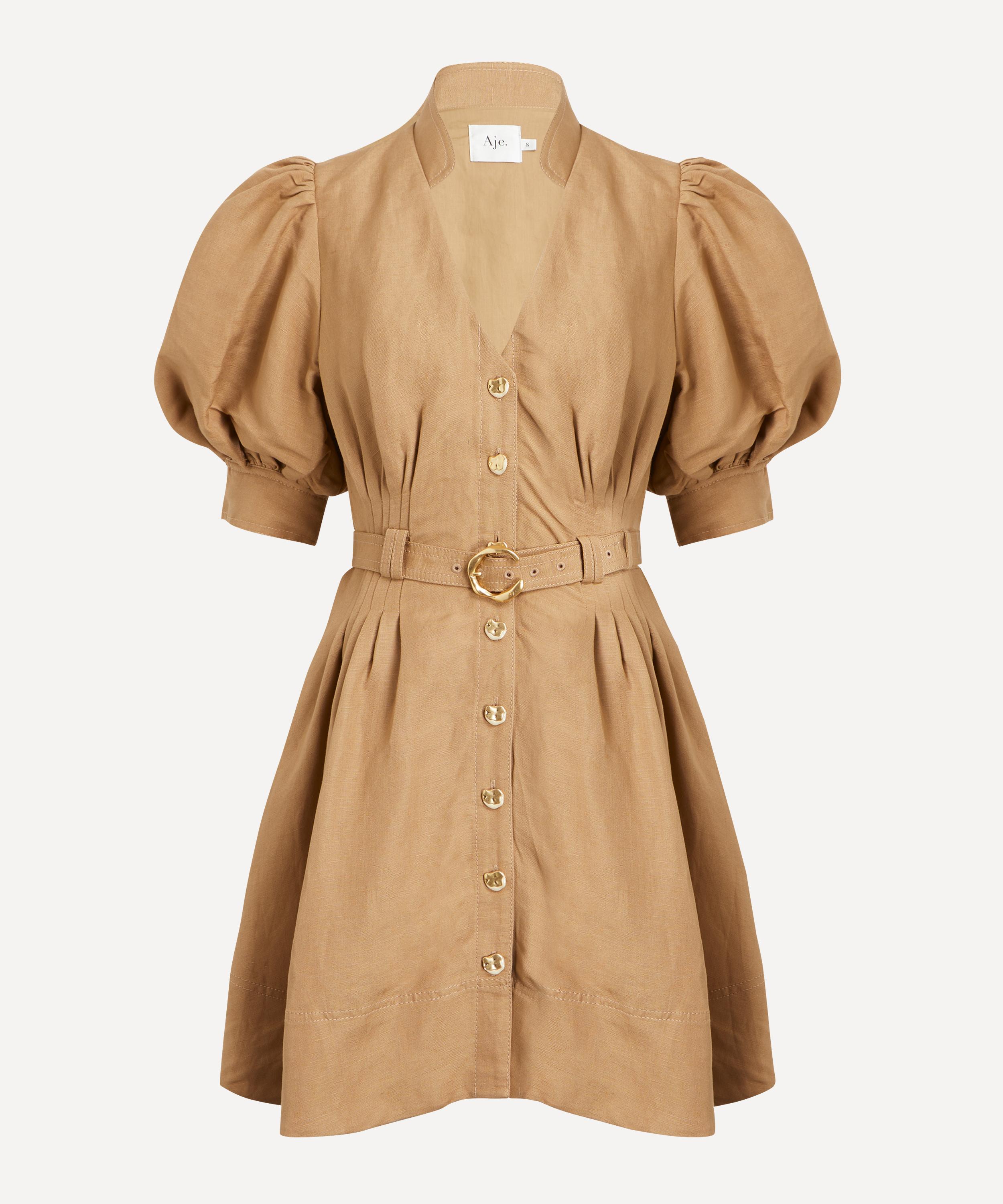 Aje Women's Mason Mini Dress In Brown
