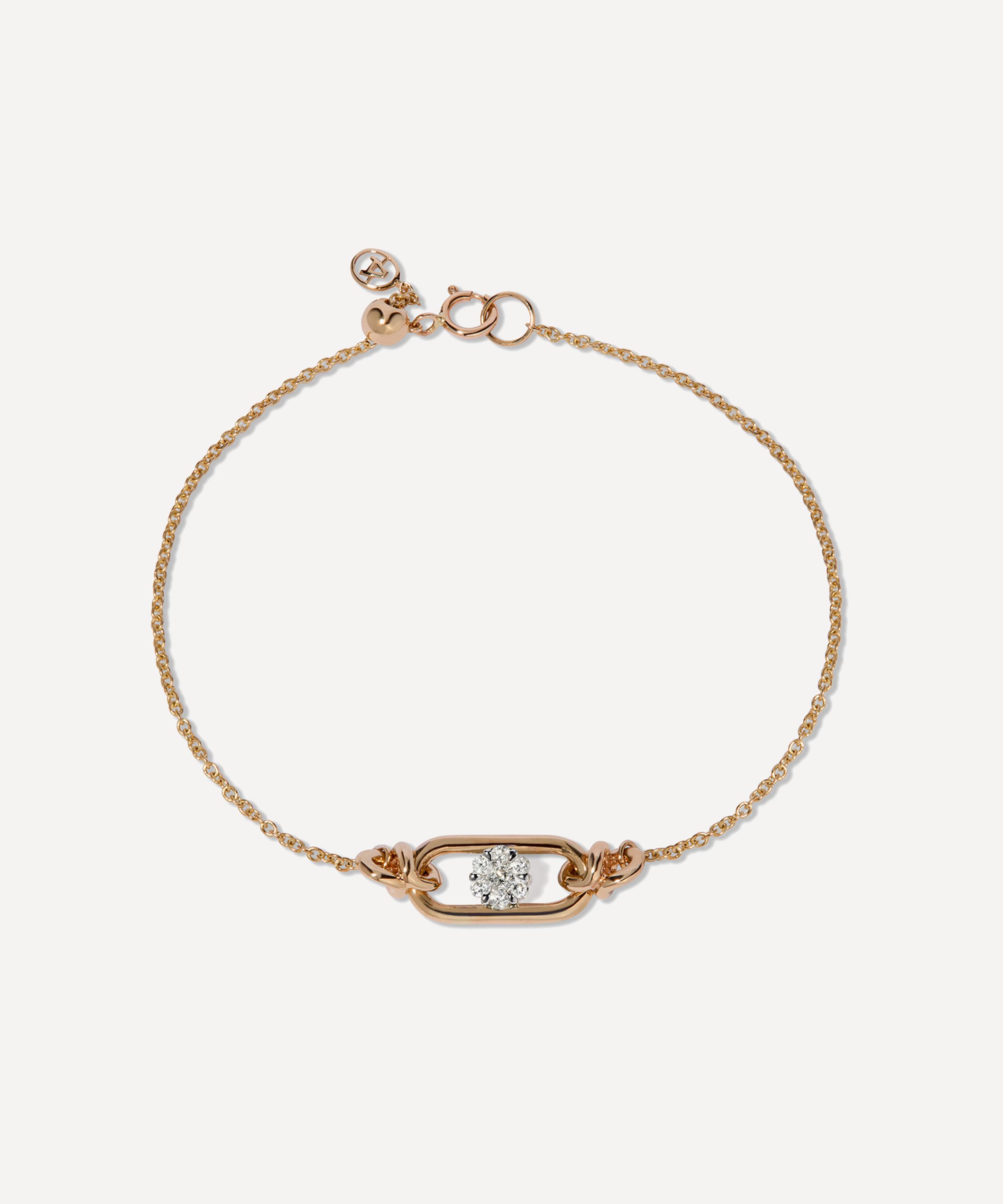 Annoushka 14ct Gold Gem Set Diamond April Birthstone Bracelet