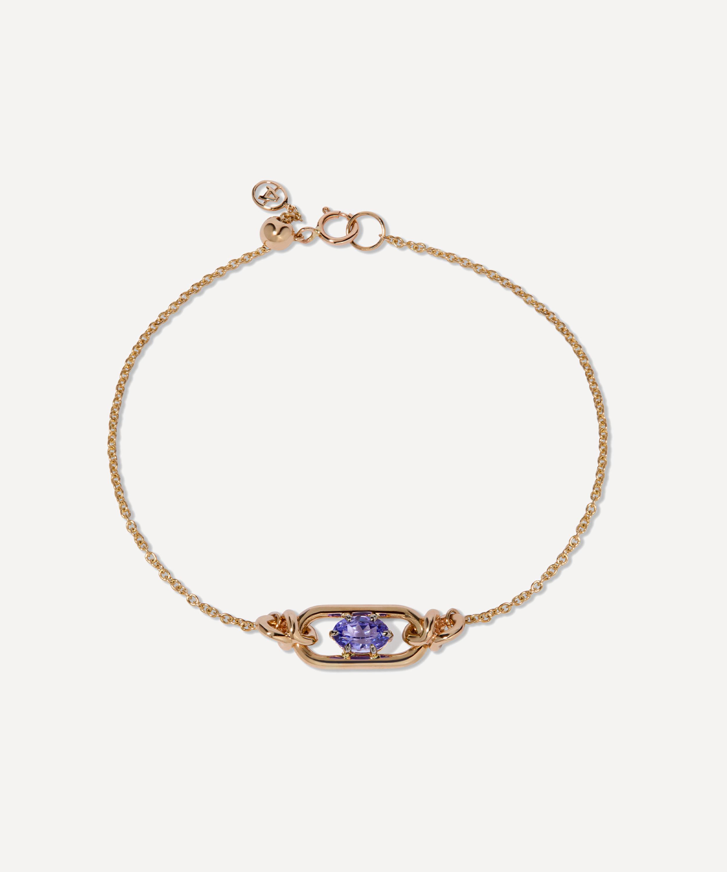 Annoushka 14ct Gold Gem Set Tanzanite December Birthstone Bracelet