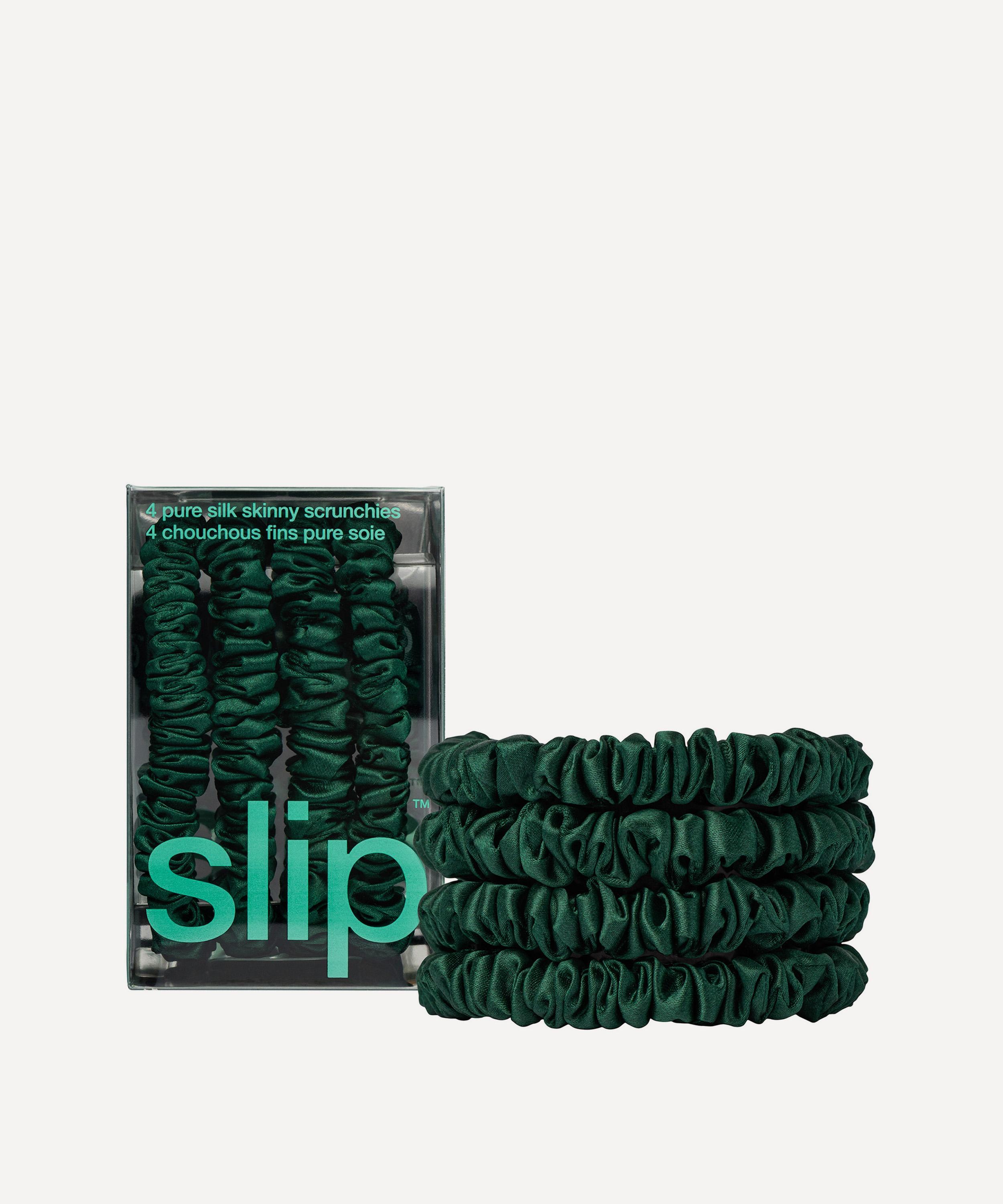Slip Forest Skinny Silk Scrunchies Pack Of 4 In Multi