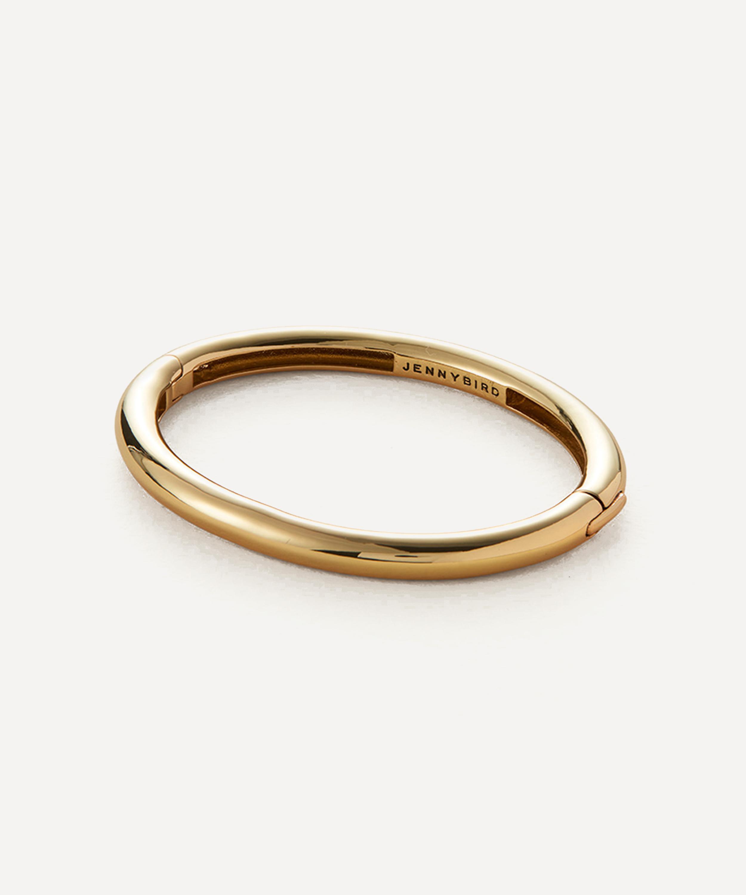 Jenny Bird 14ct Gold-plated Gia Mega Bangle Bracelet In Gold