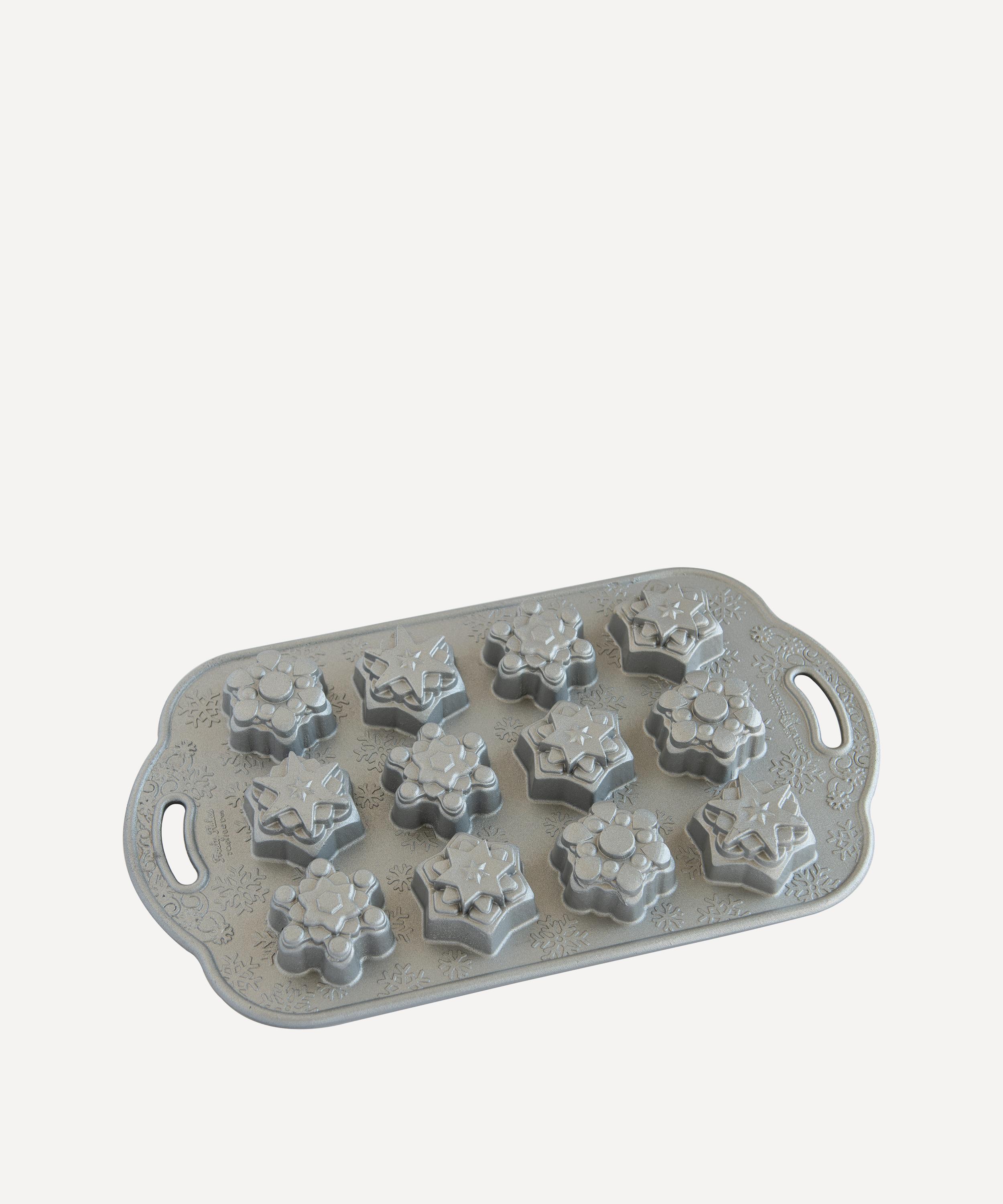 Nordic Ware Frosty Flakes Bites Pan In Gray