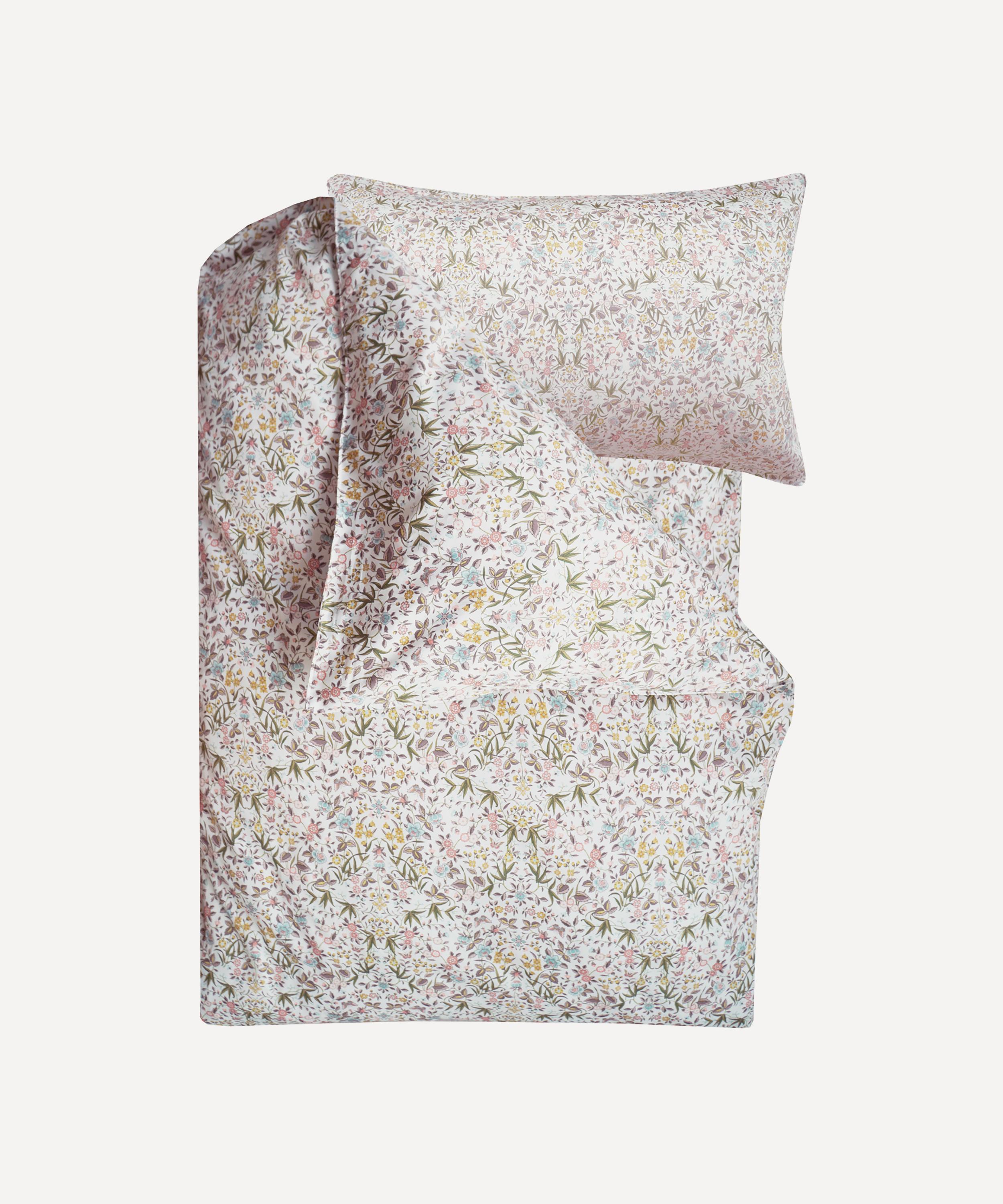 Coco & Wolf Tapestry Ardington Cotton Sateen Single Duvet Cover Set In Neutral