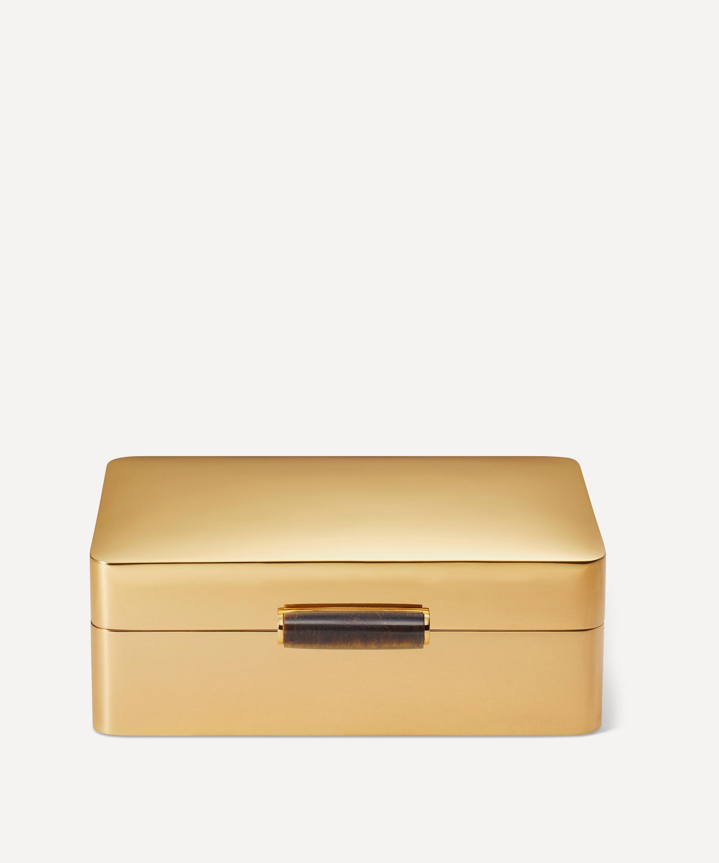 Aerin Arden Vanity Box In Gold