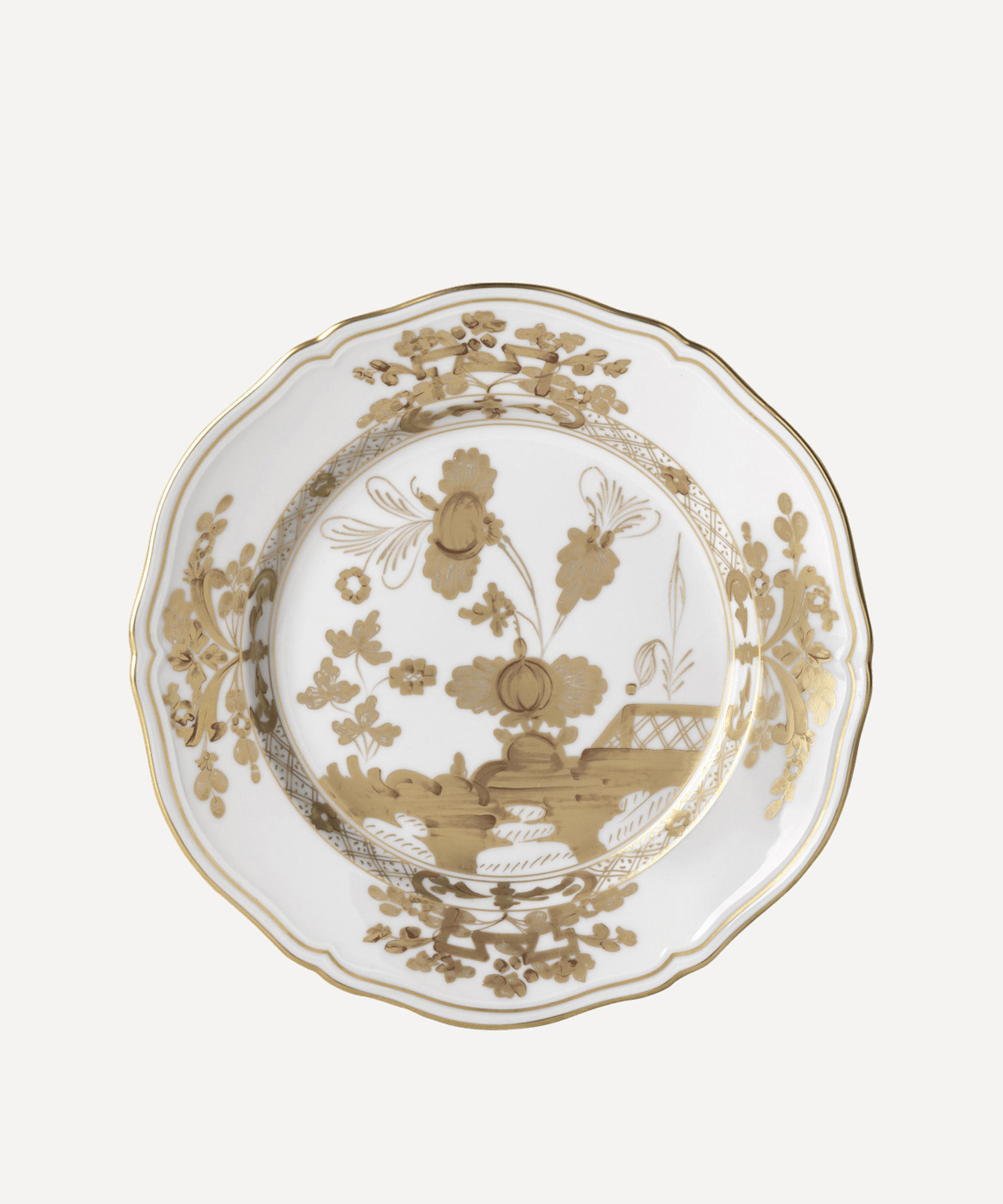 Ginori 1735 Oriente Italiano Flat Dinner Plate In White