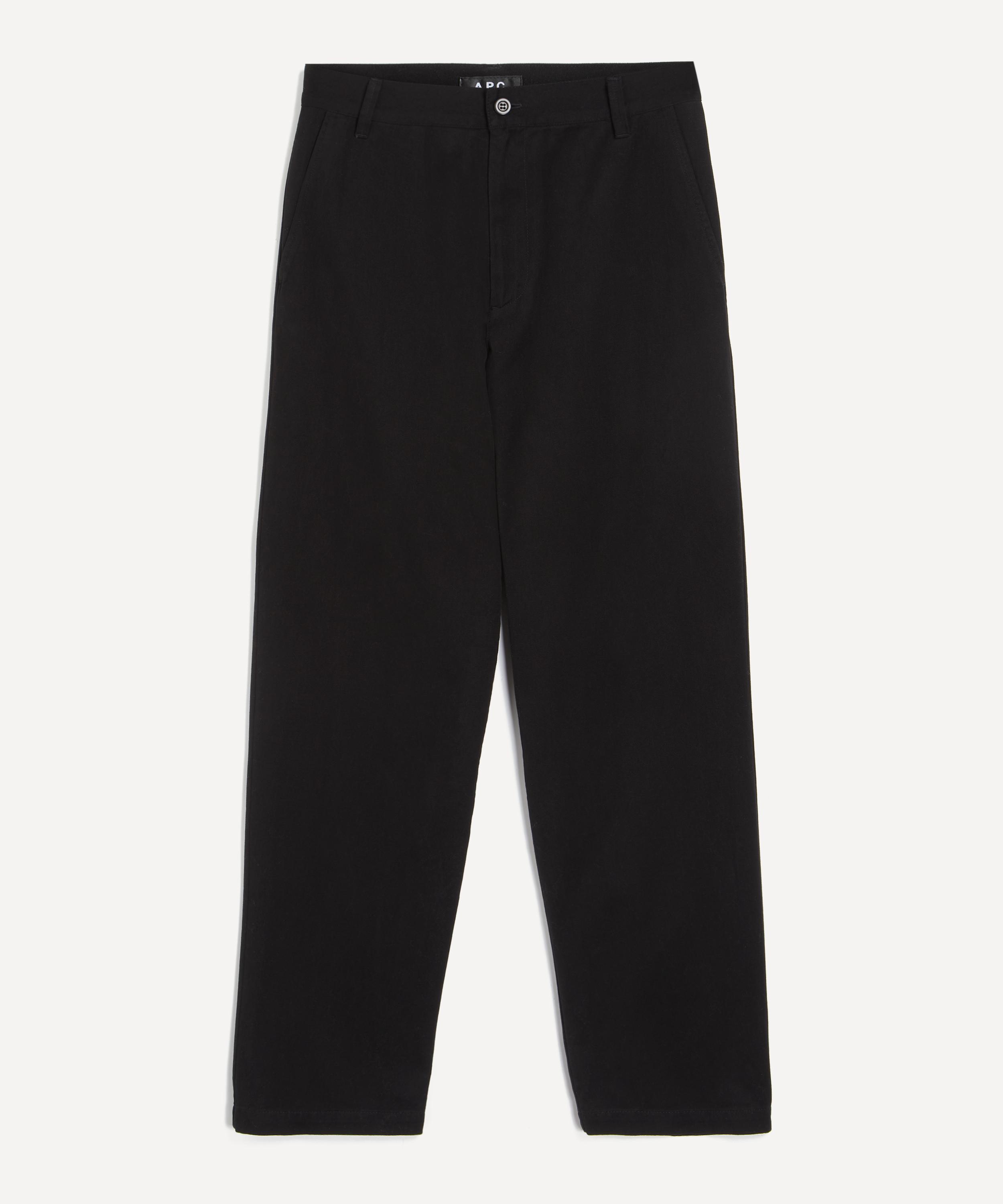 Apc A.p.c. Mens Black Lawrence Chino Trousers In Multi