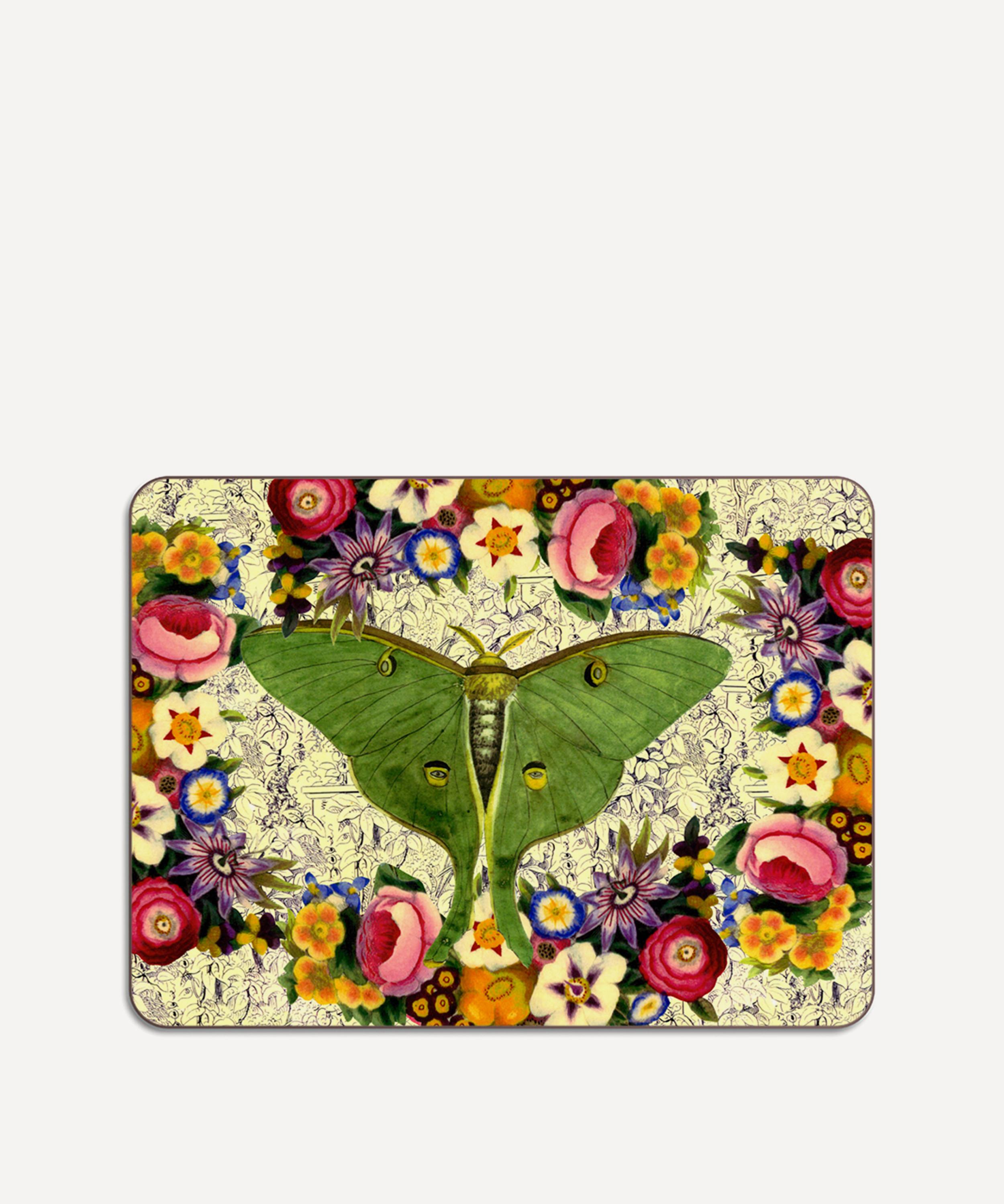 Avenida Home Eyed Butterfly Table Mat In Multi