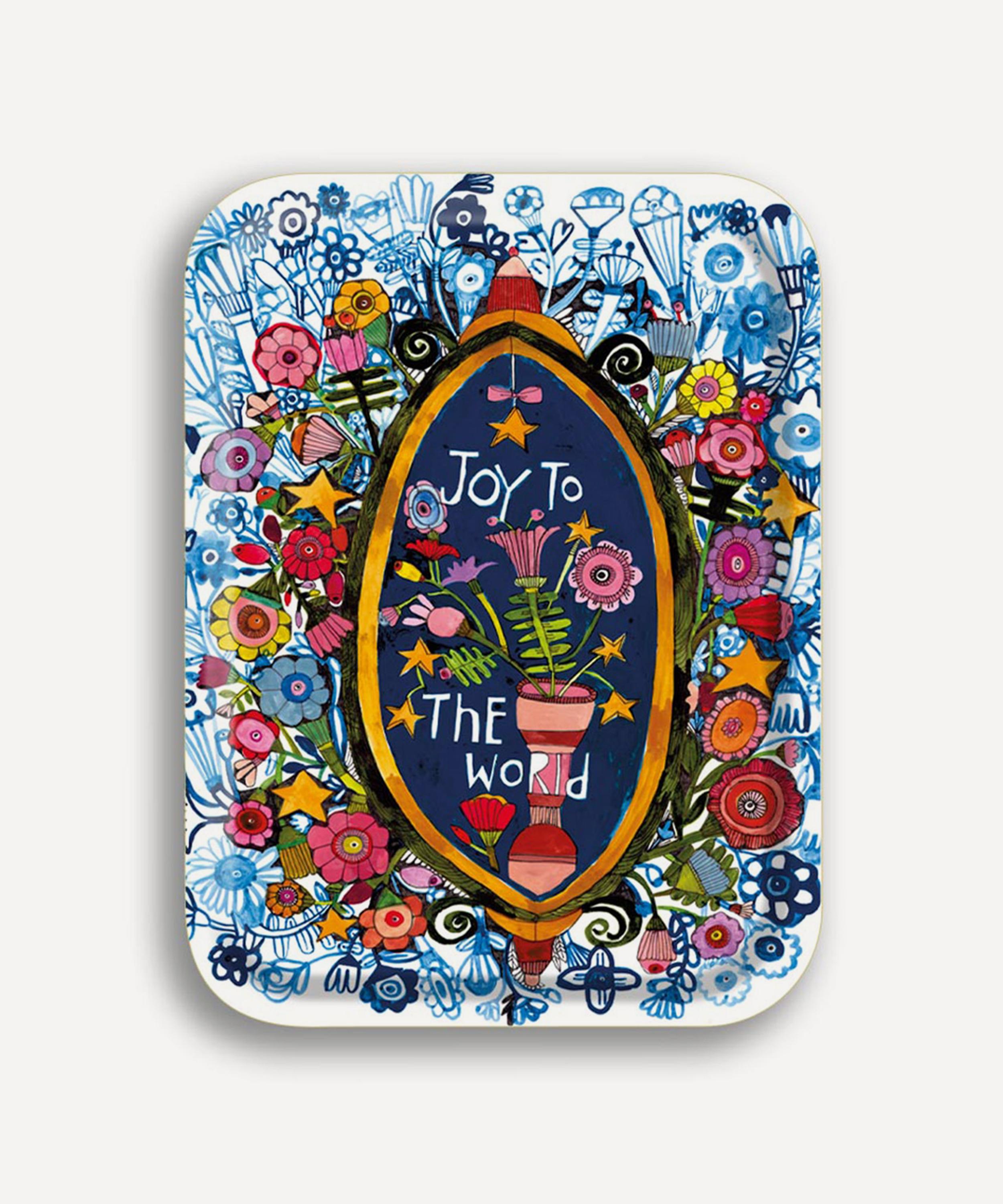 Avenida Home Joy To The World Tray In Multi