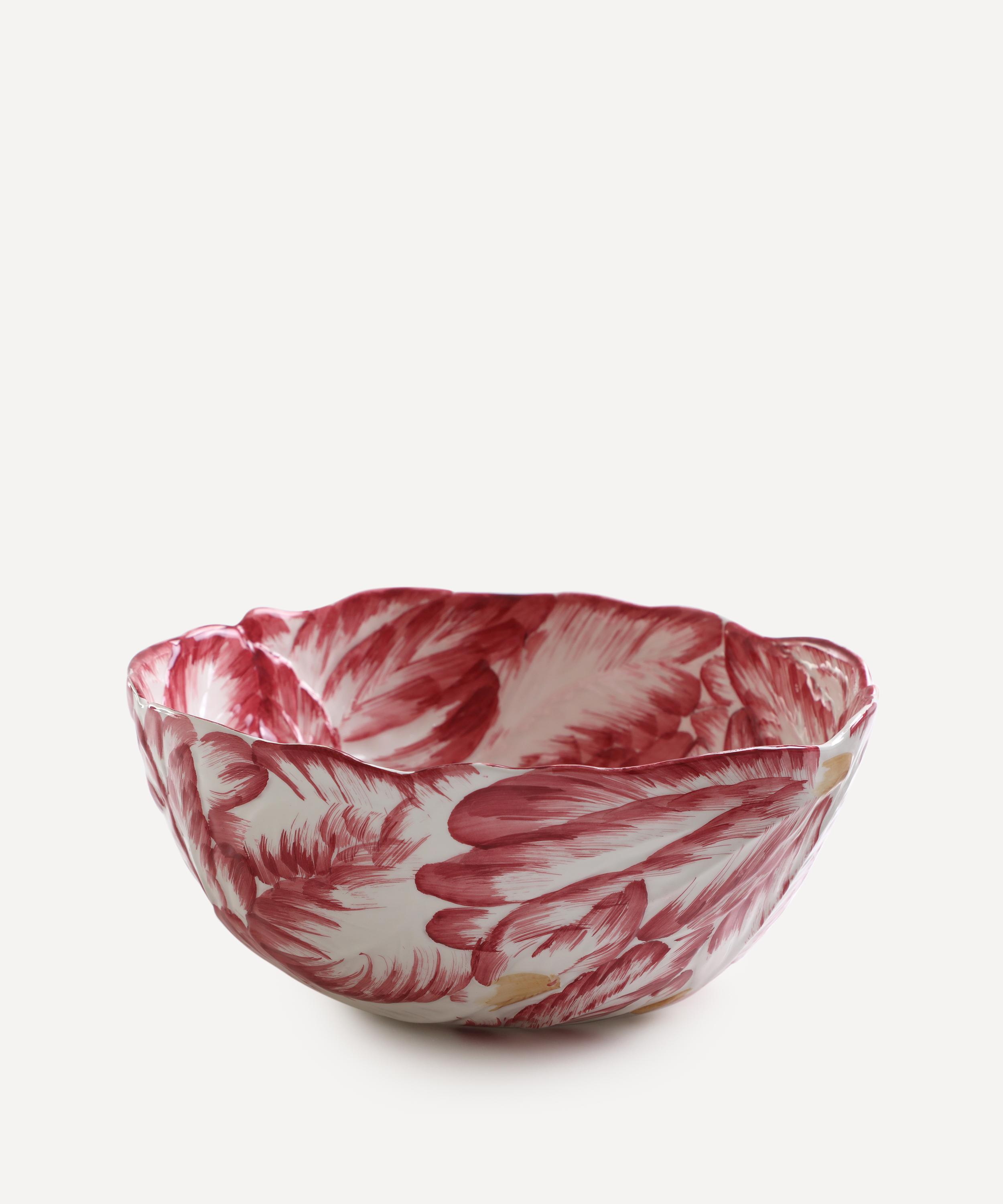 Vbc Red Raddichio Medium Round Bowl